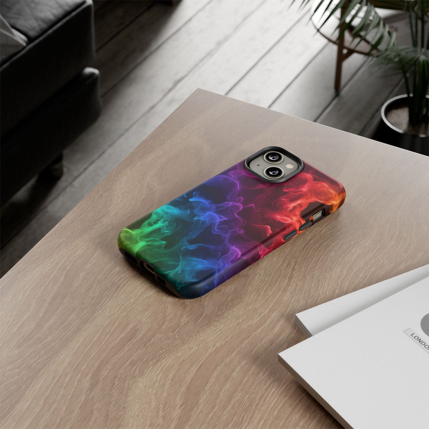 Colorful Smoke iPhone Case