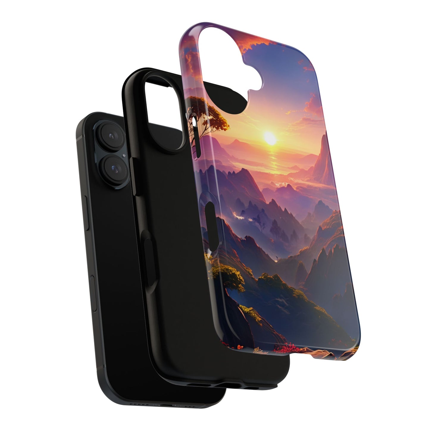 iPhone Tough Case - Artistic Sunset Landscape