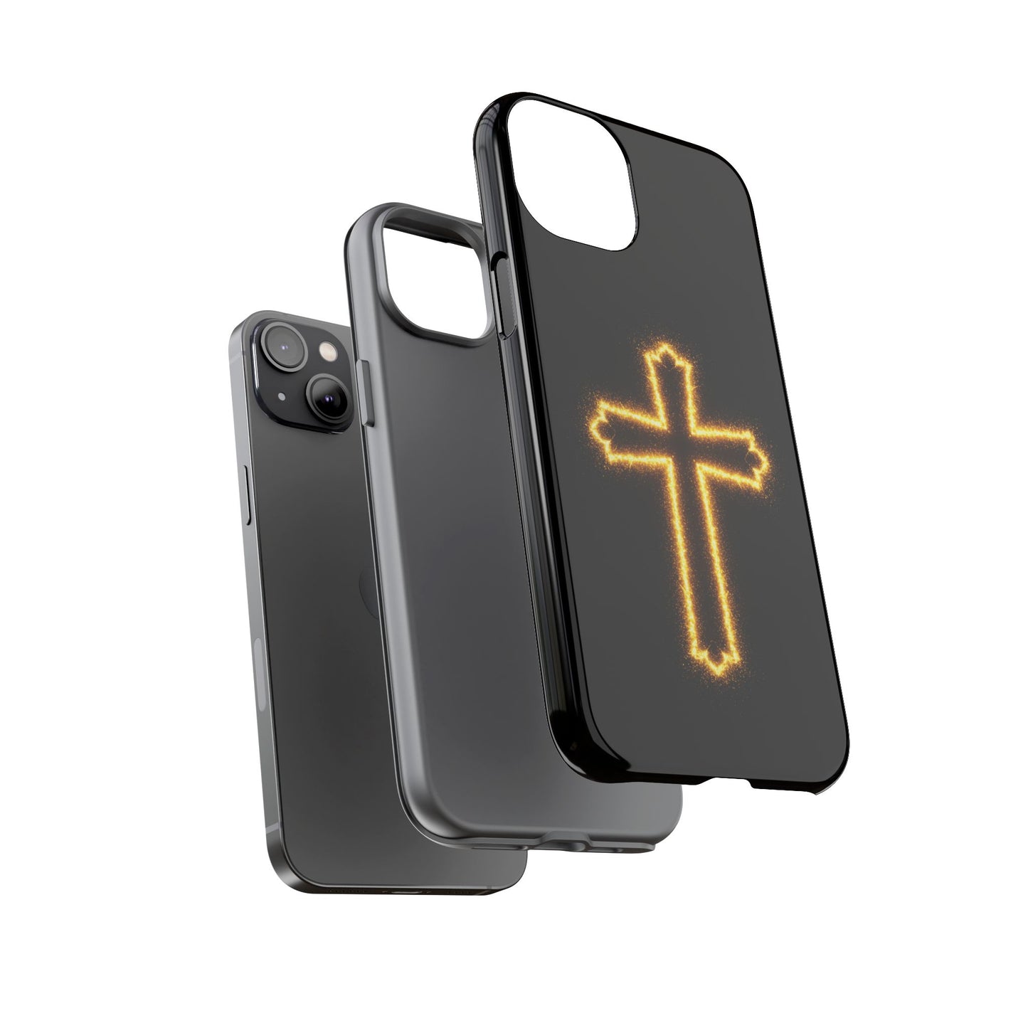 Glowing Cross Phone Case - Faith-Inspired Tough Cases
