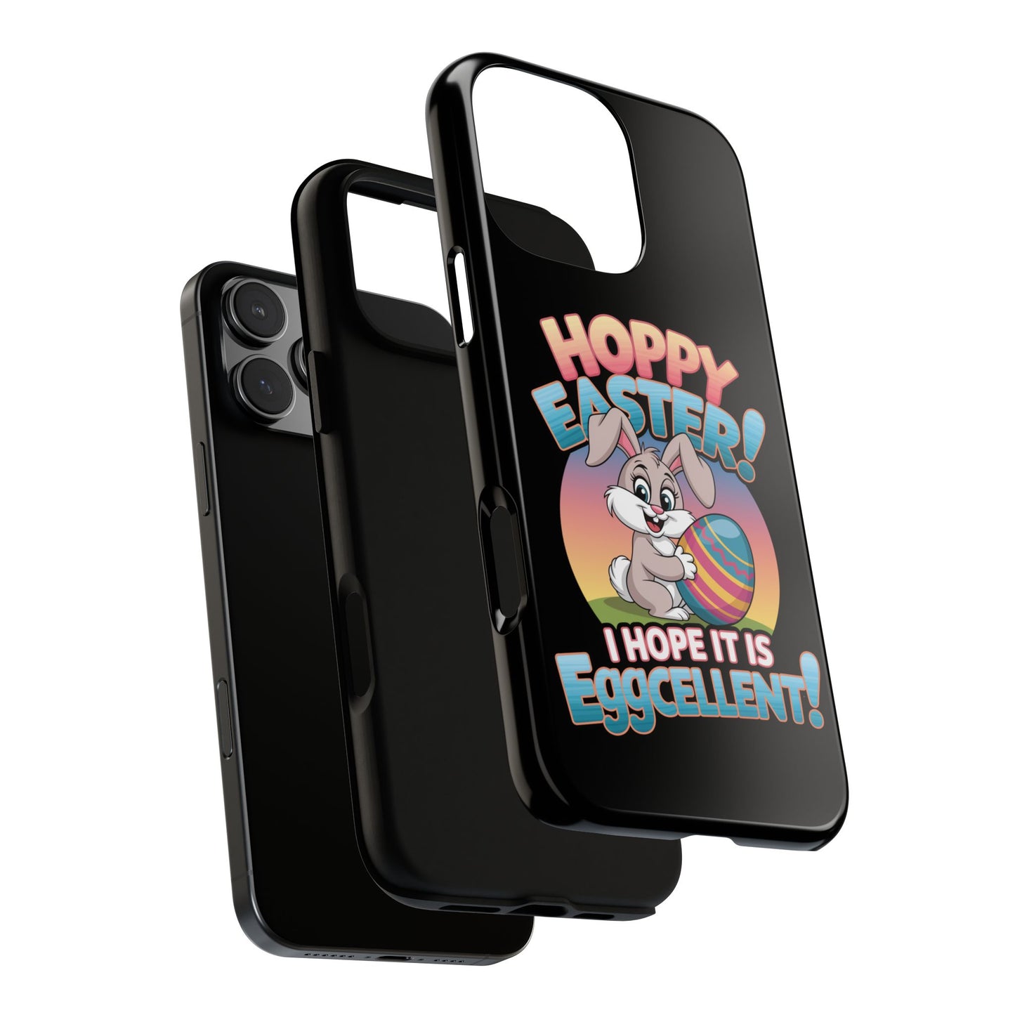 iPhone Case Easter Bunny 'Hoppy Easter I Hope it is Eggcellent' Easter Phone Case Easter Bunny