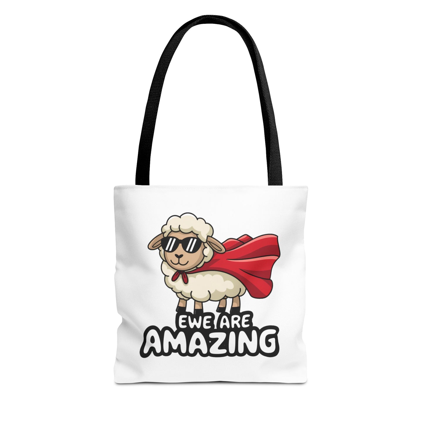 Sheep Tote Bag - Ewe Are Amazing Inspirational Bag Everyday Tote Funny Bag