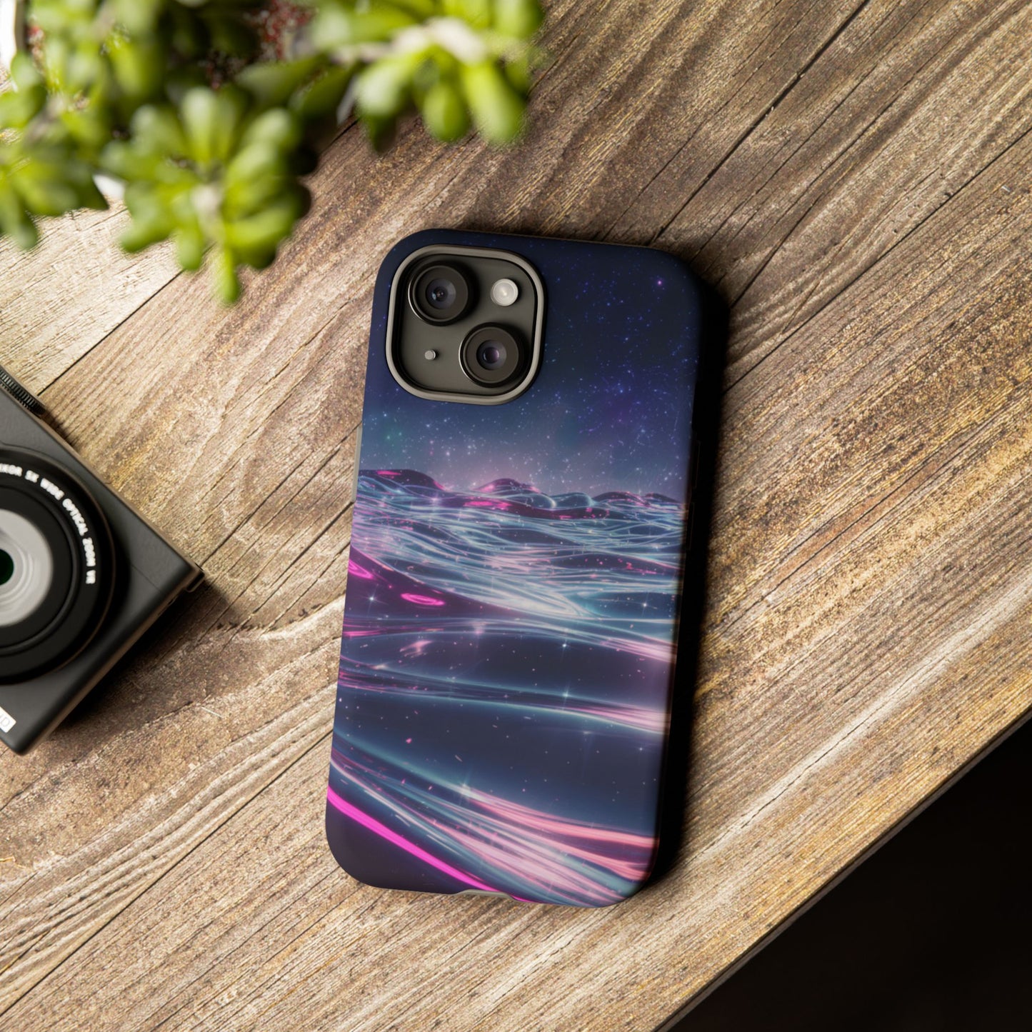 iPhone Case - Galactic Ocean and Sky Tough Case
