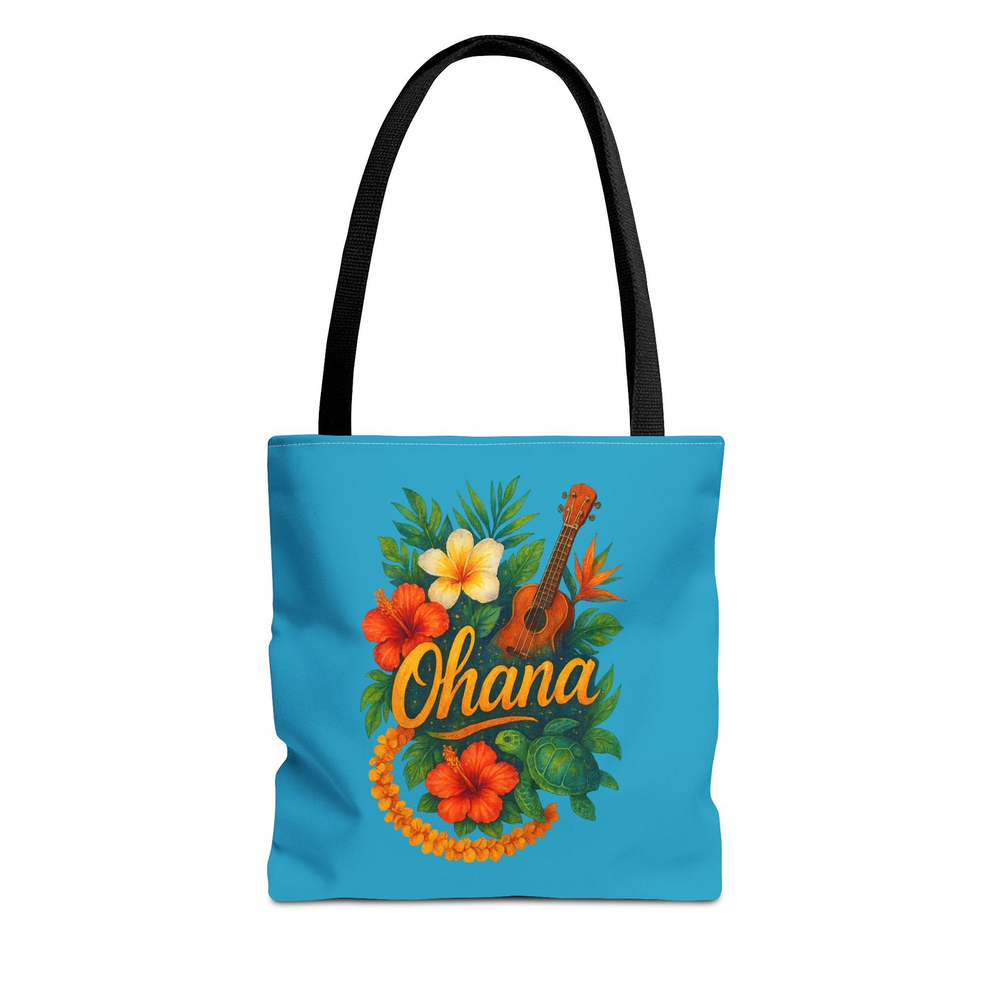 Hawaiian Ohana Tote Bag | Tropical Reusable Beach Bag | Aloha Gift Idea | Island Vibes Bag | Summer Tote | Luau Party Favor | Coastal Bag