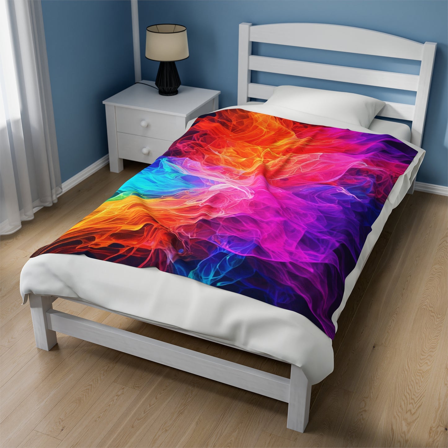 Plush Blanket Color Splash Design