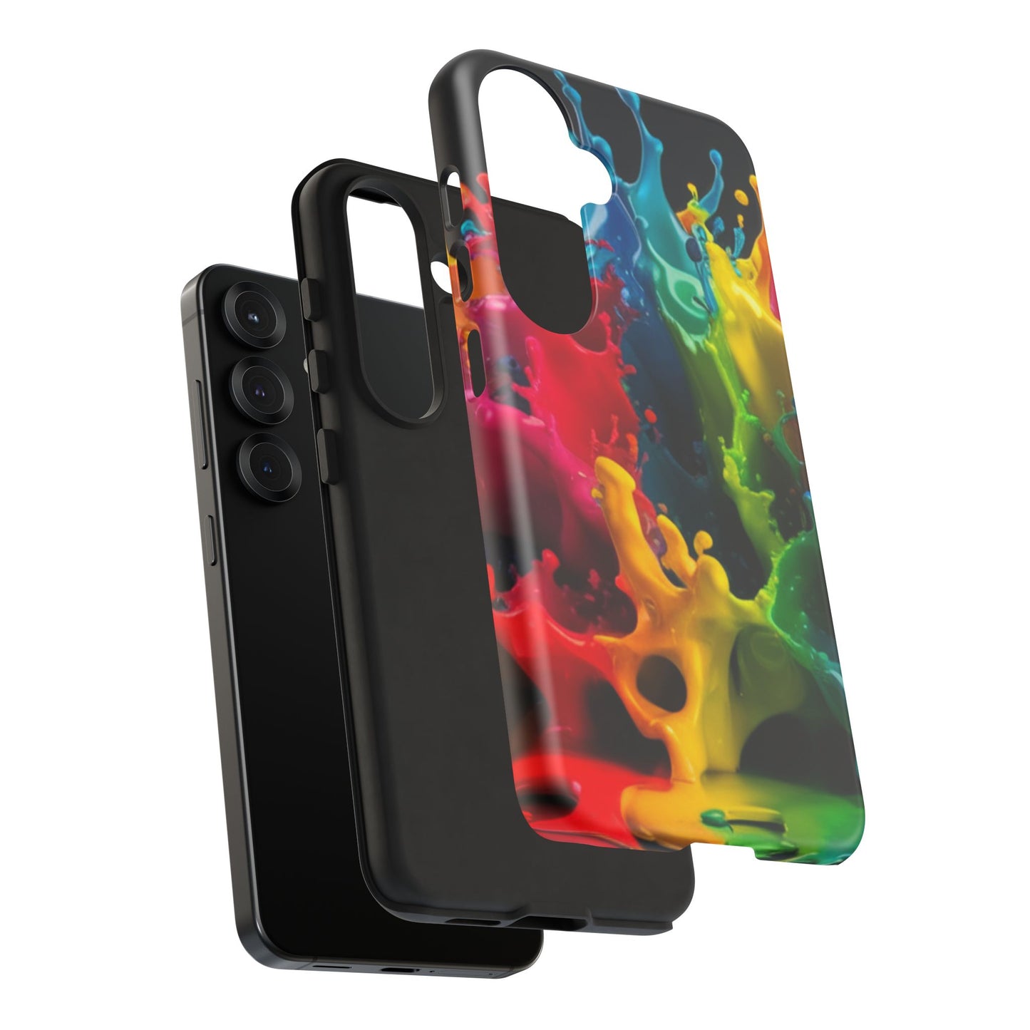 Vibrant Splash Samsung Phone Case - Tough Spectrum Splash Samsung Case