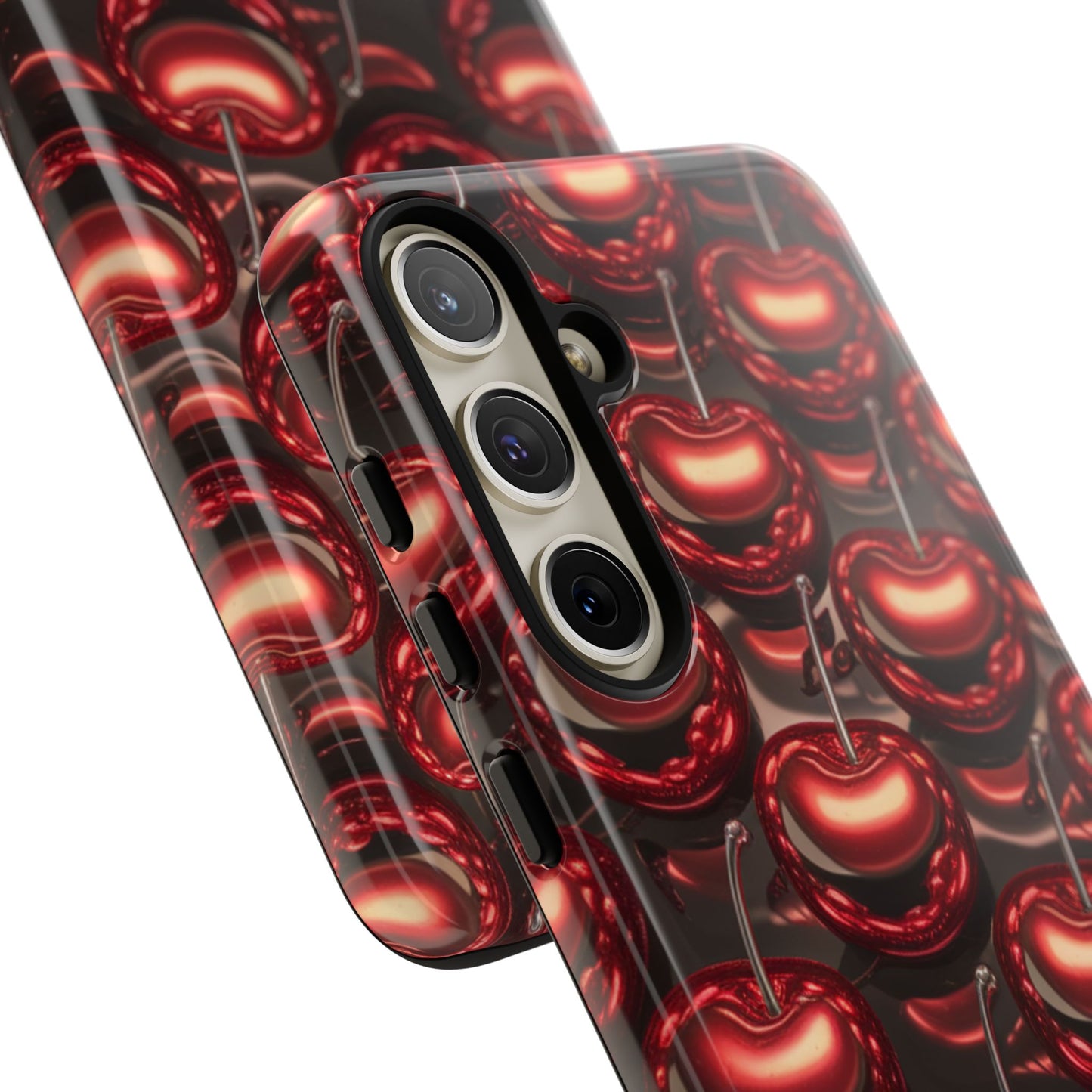 Phone Case - Shiny Cherries Design for Samsung Galaxy