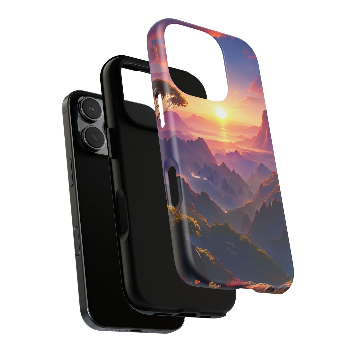 iPhone Tough Case - Artistic Sunset Landscape
