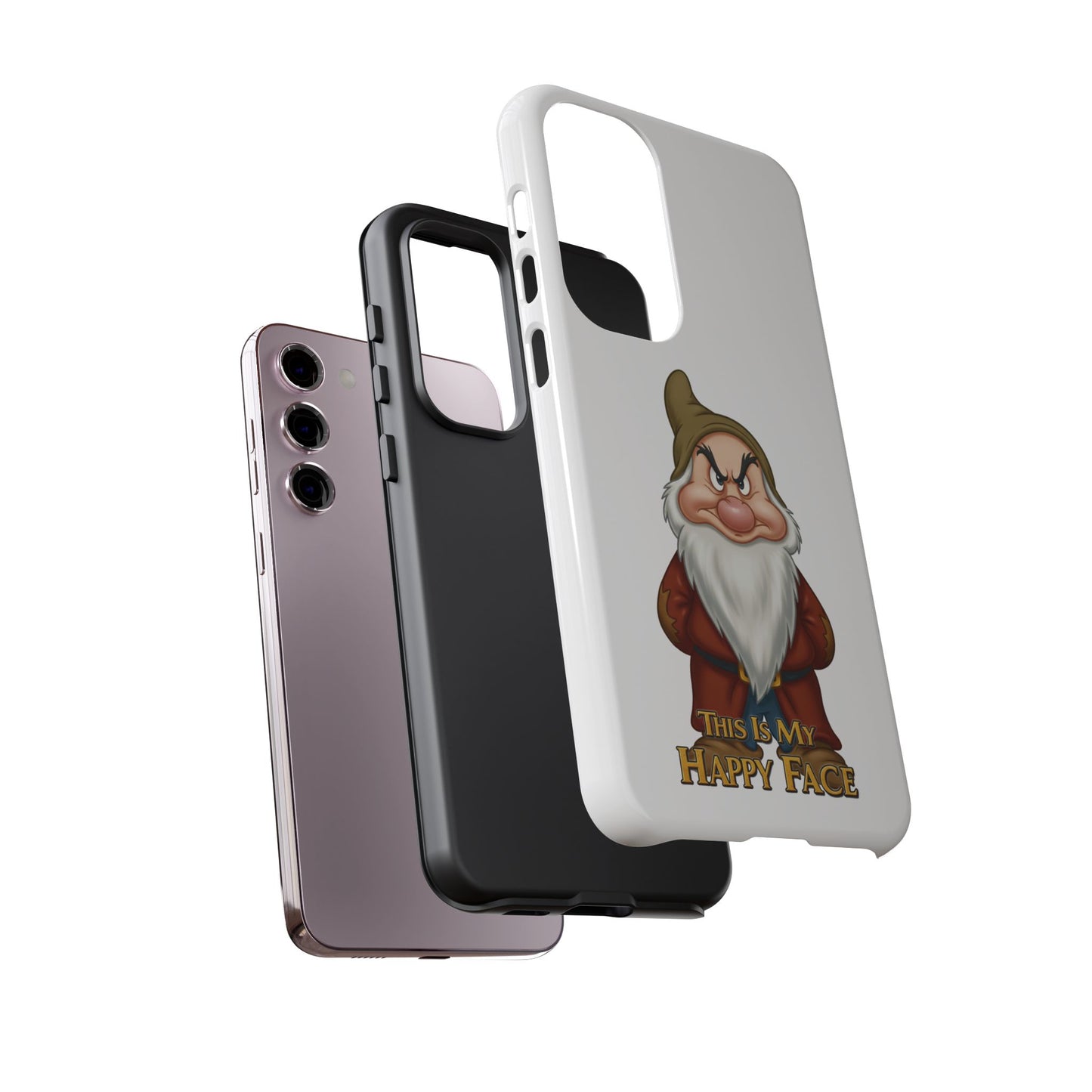 Samsung Phone Case - Grumpy Dwarf 'This is My Happy Face'