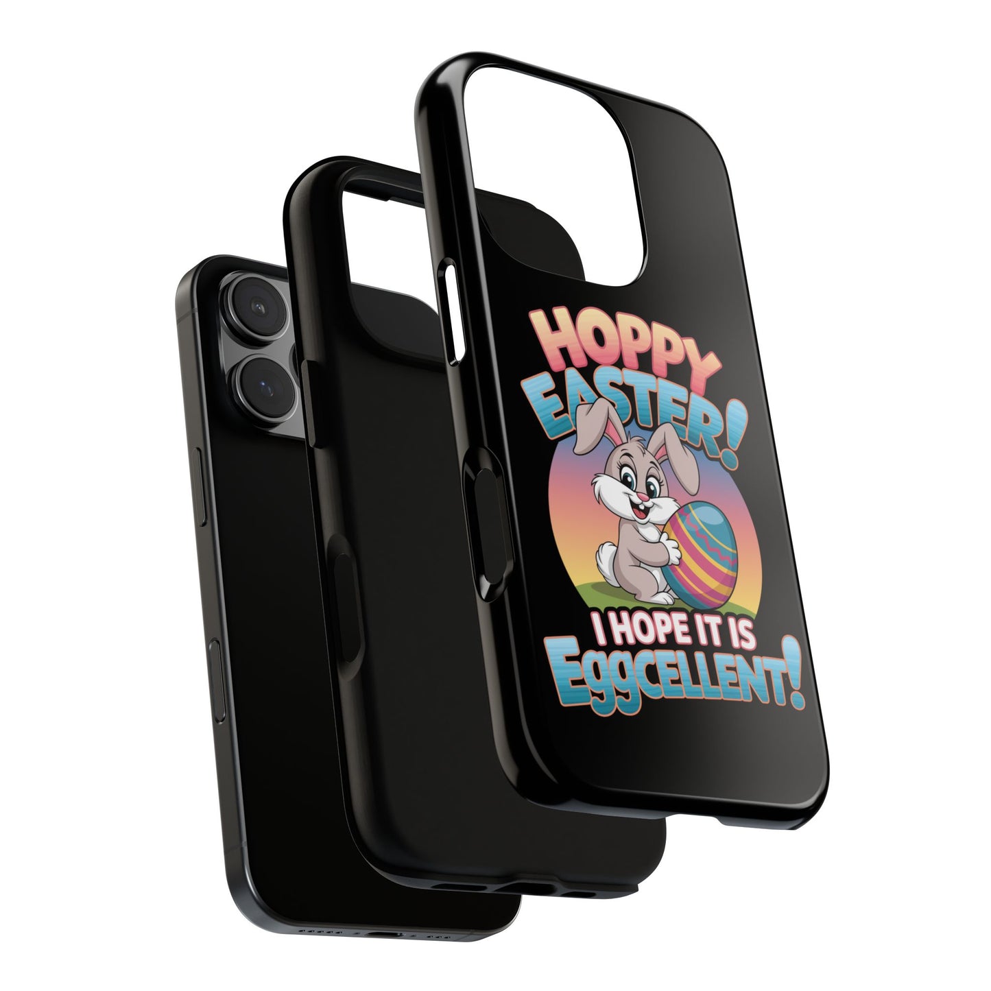 iPhone Case Easter Bunny 'Hoppy Easter I Hope it is Eggcellent' Easter Phone Case Easter Bunny