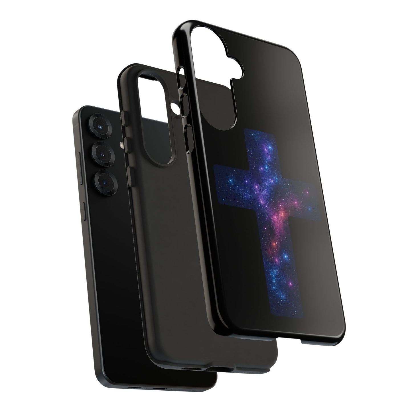 Samsung Phone Case - Galactic Cross Case Christian Phone Case Spiritual Samsung Case Religious Accessory Gift for Believers