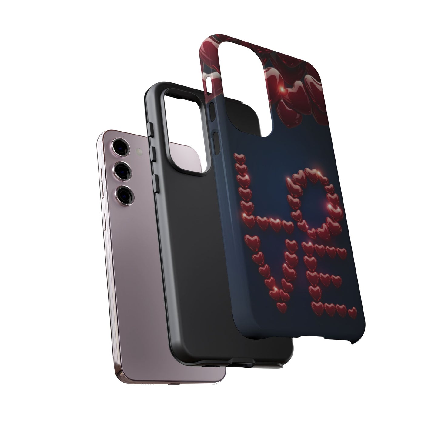 Samsung Phone Case Love Hearts Tough Case