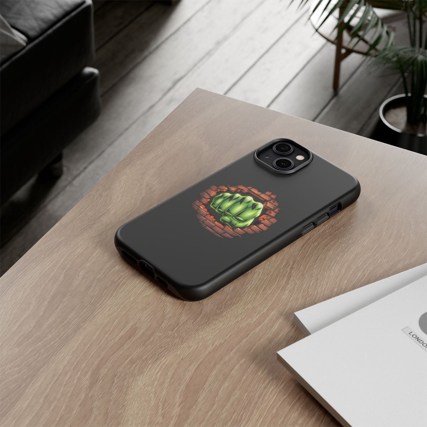 iPhone Case Green Fist Tough Case, Comic Book Phone Case, iPhone Case for Geeks