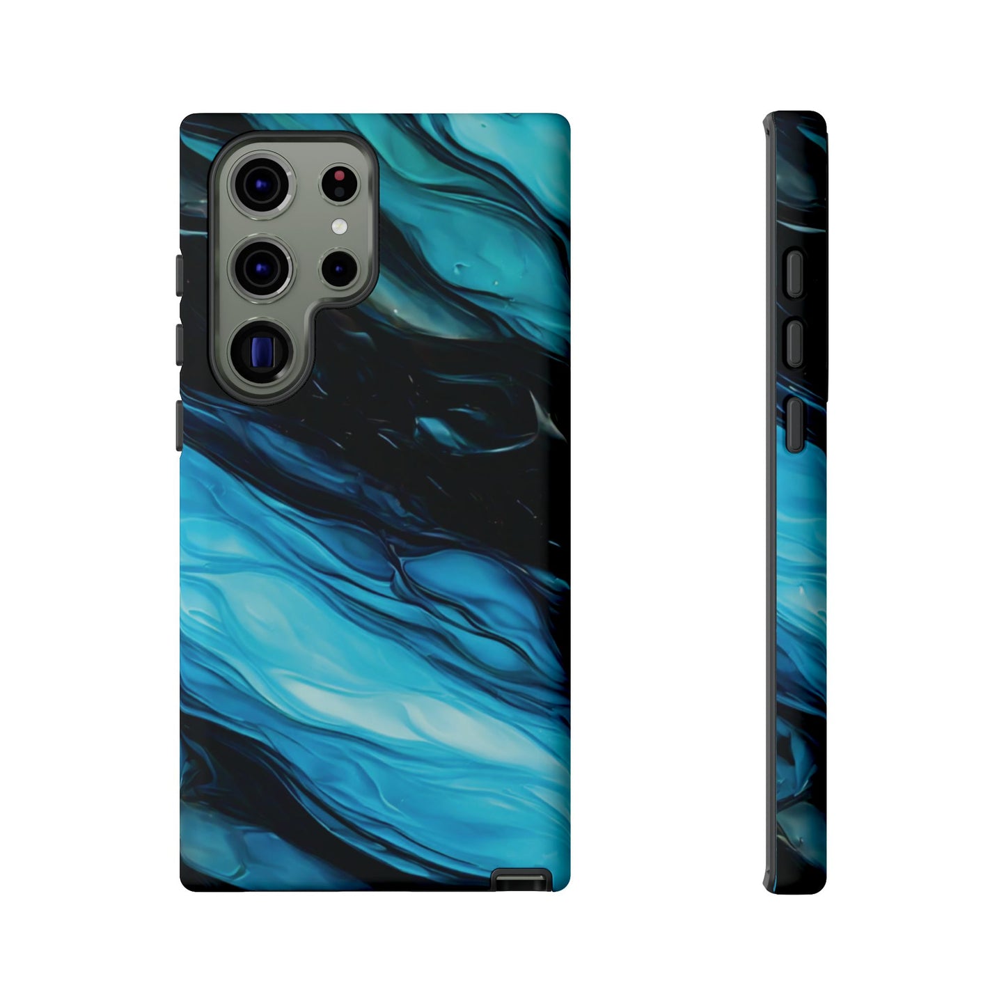 Samsung Galaxy Blue Splash Phone Case
