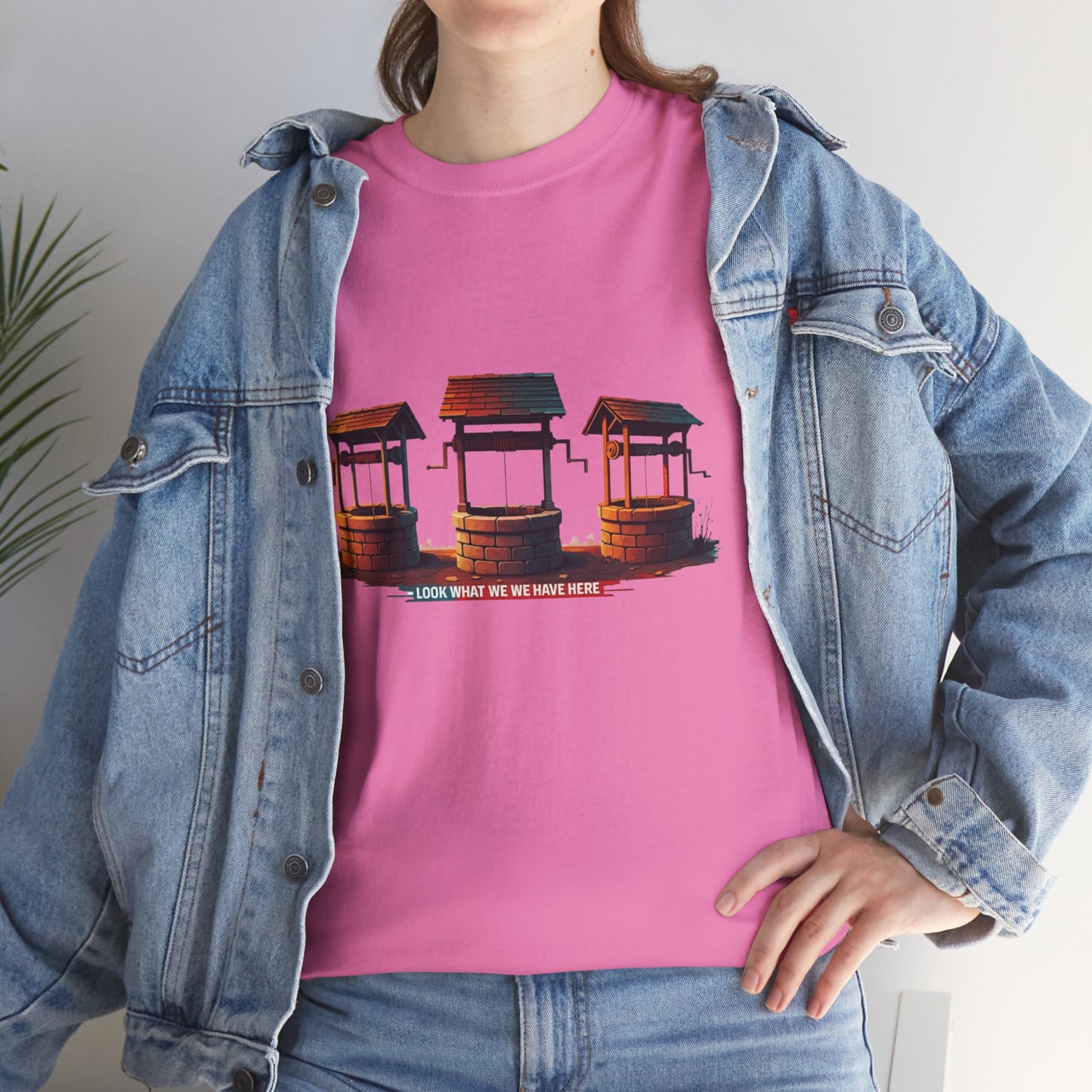 Funny “Well Well Well” T-Shirt • Pun Graphic Tee with Wishing Wells • Retro Vintage Humor Shirt • Gift for Pun Lovers & Joke Fans