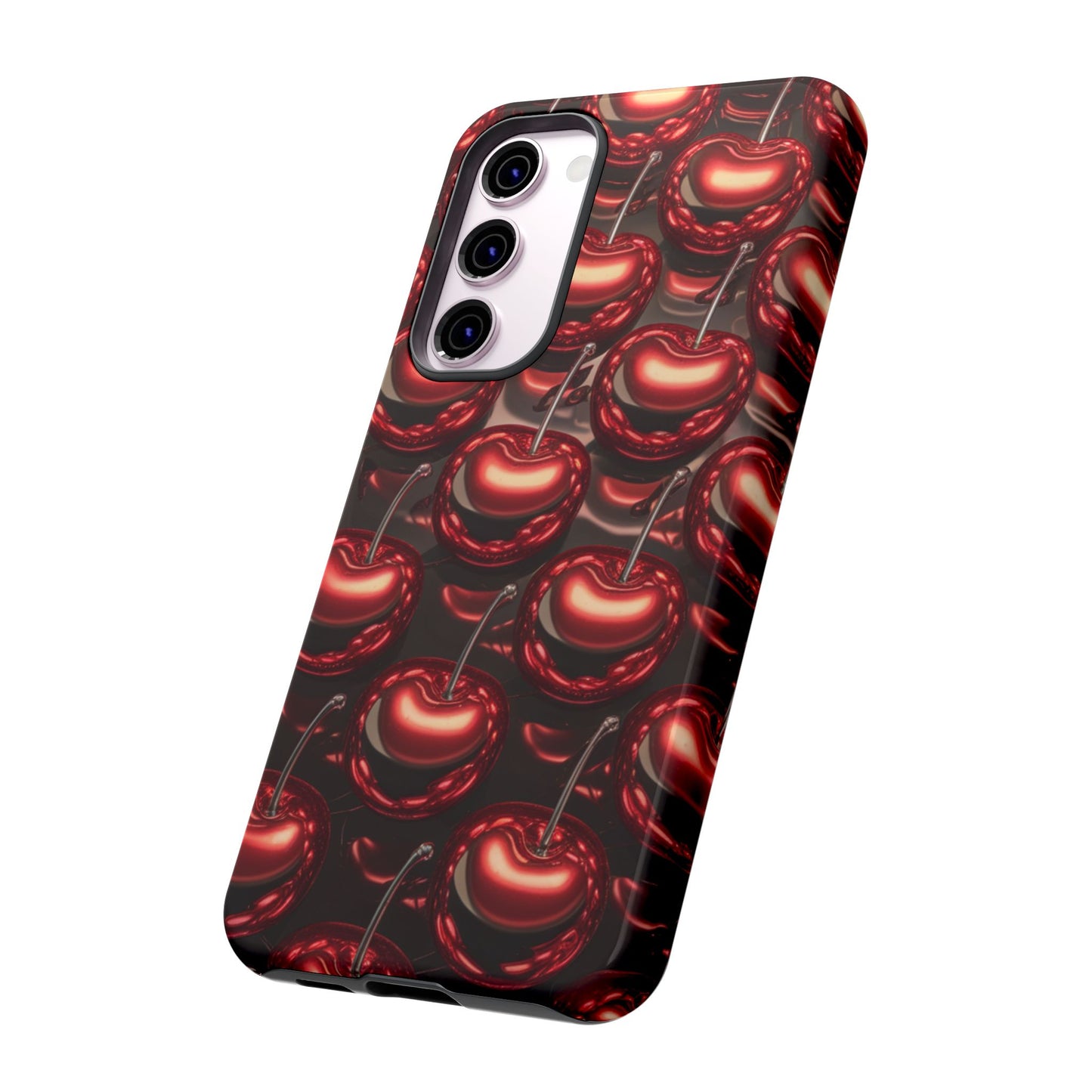 Phone Case - Shiny Cherries Design for Samsung Galaxy