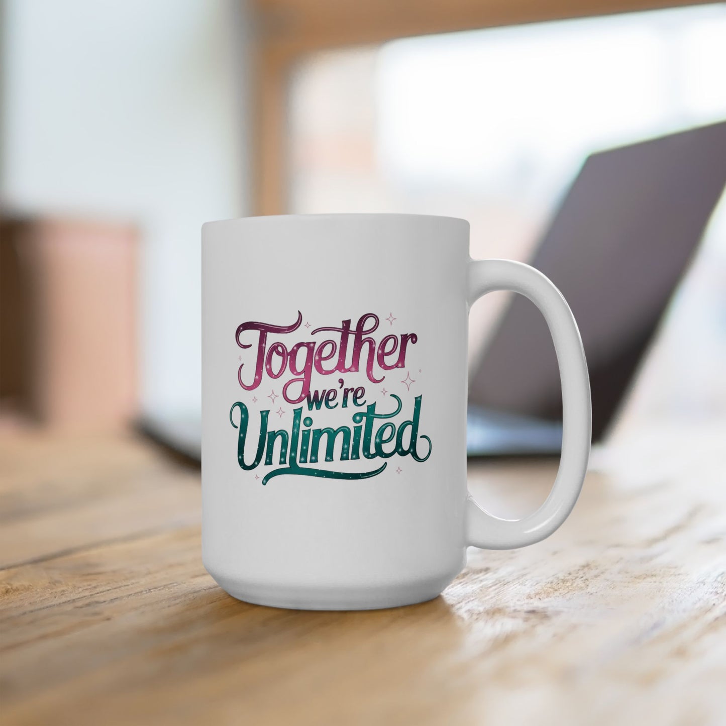Together We’re Unlimited Mug – Wicked Musical Inspired Gift, Broadway Theater Quote Coffee Cup, Friendship Empowerment Mug, 11oz & 15oz