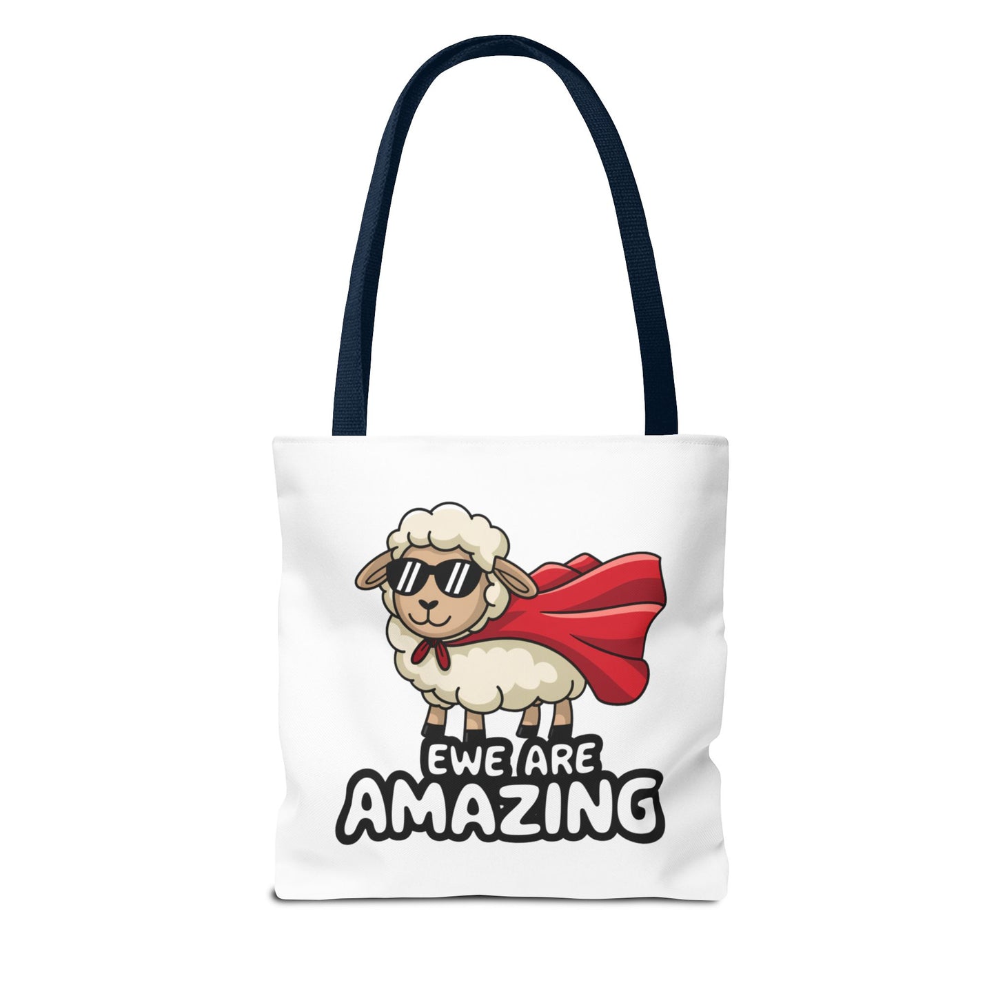 Sheep Tote Bag - Ewe Are Amazing Inspirational Bag Everyday Tote Funny Bag
