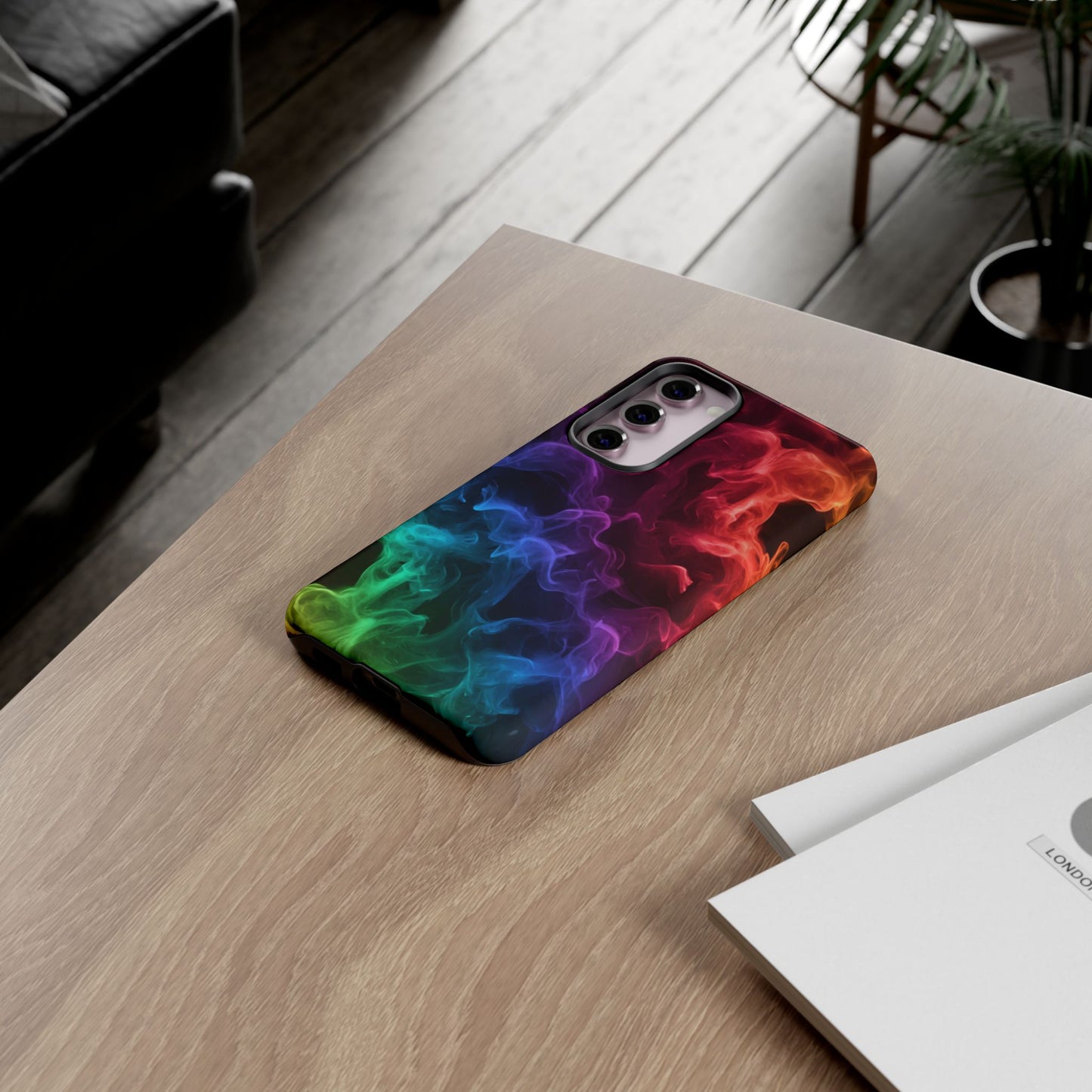 Samsung Tough Case - Colorful Smoke Design