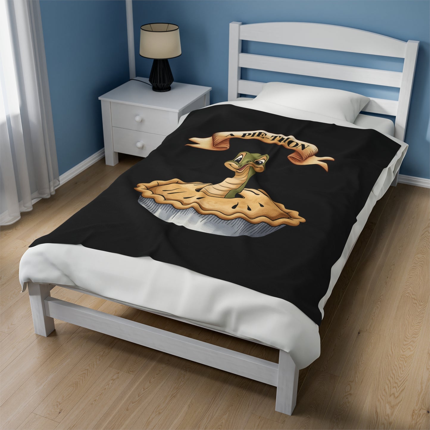 Velveteen Plush Blanket - Snake Pie-Thon Joke