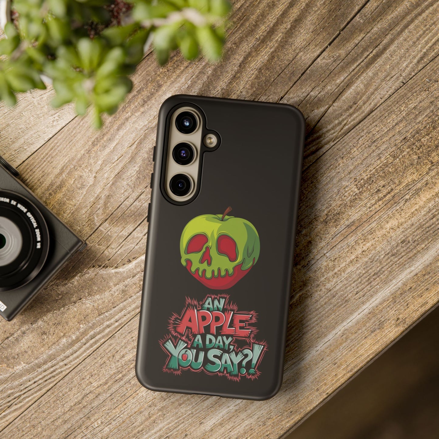 Samsung Galaxy Tough Case - Poison Apple 'An Apple a Day You Say'