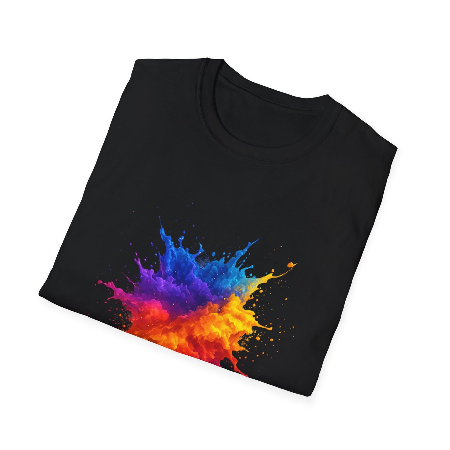 Color Burst Paint Splash Shirt – Vibrant Abstract Art Tee for Creatives & Color Lovers Colorful Apparel