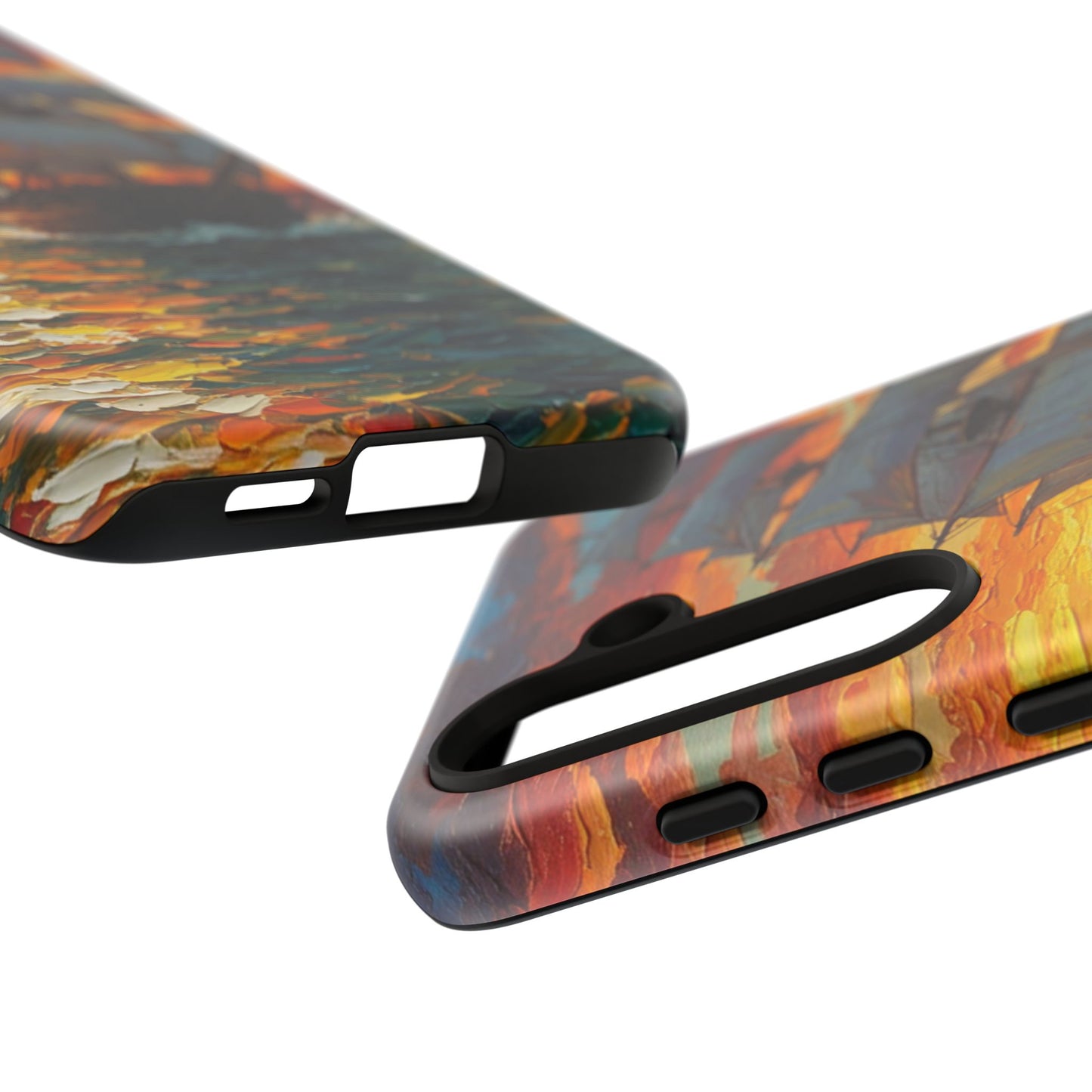 Samsung Galaxy Case - Ship Sailing at Sunset Design