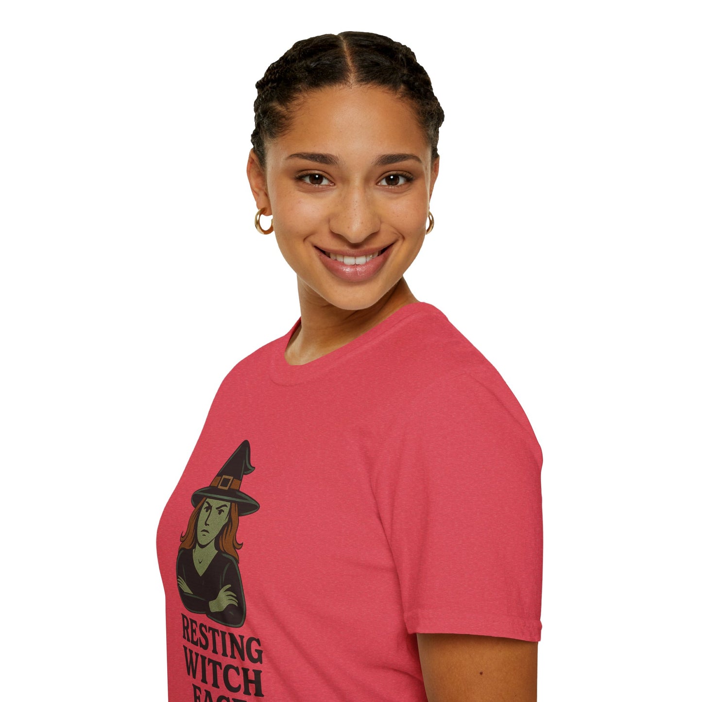 Resting Witch Face T-Shirt • Funny Halloween Witch Tee • Cozy Spooky Season Graphic Tee • Autumn Witch Shirt • Witches Aesthetic Fashion