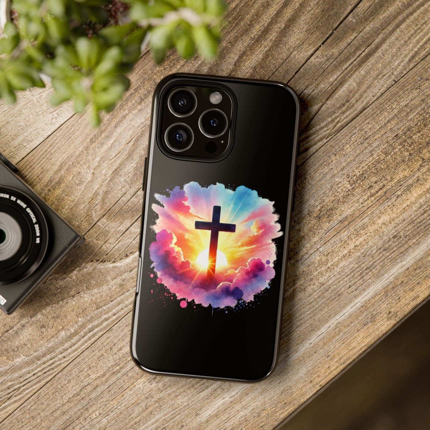 Inspirational Cross iPhone Case Christian Phone Case Easter iPhone Case Faith Based Case Easter iPhone Case