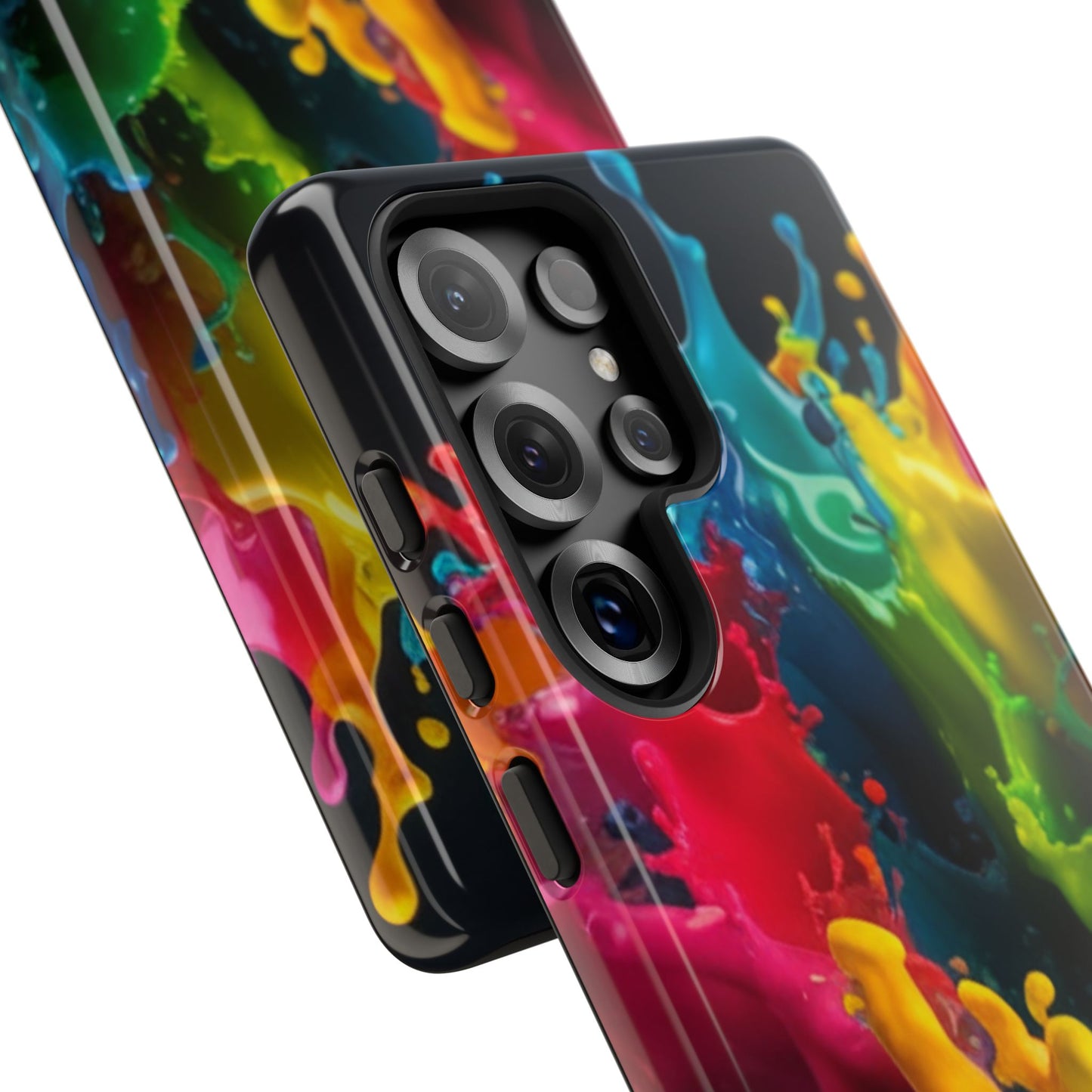 Vibrant Splash Samsung Phone Case - Tough Spectrum Splash Samsung Case