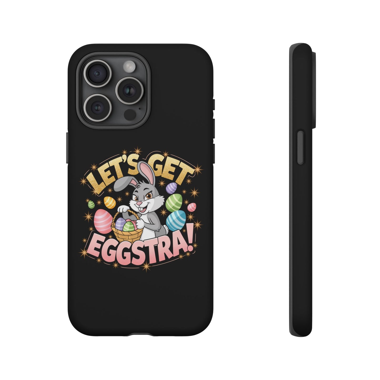 iPhone Case Easter Bunny 'Let's Get Eggstra Phone Case Easter iPhone Case
