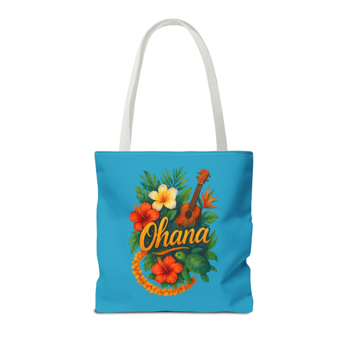 Hawaiian Ohana Tote Bag | Tropical Reusable Beach Bag | Aloha Gift Idea | Island Vibes Bag | Summer Tote | Luau Party Favor | Coastal Bag