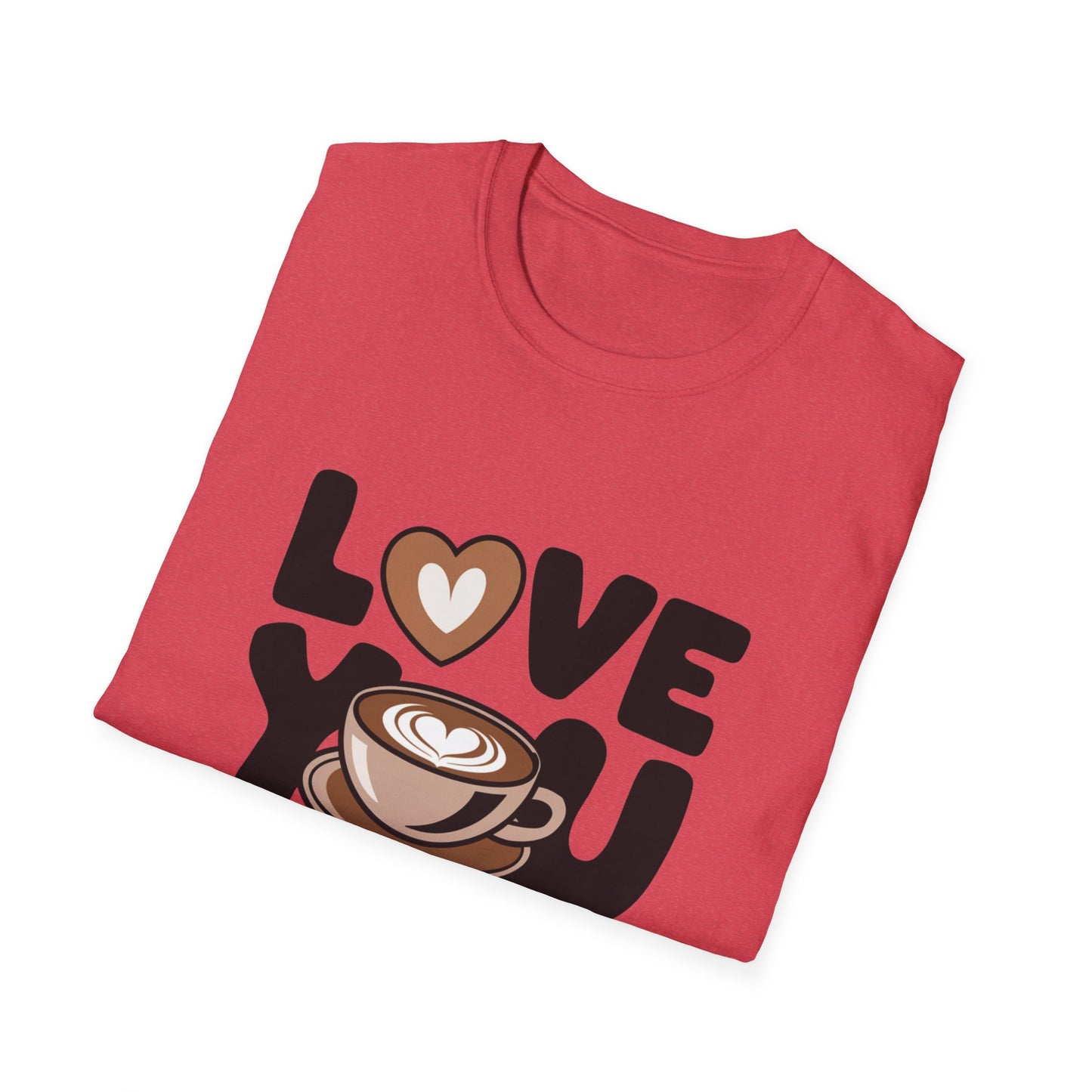 Love You Latte T‑Shirt – Cute Coffee Pun Tee | Latte Lover Gift | Coffee Humor Graphic Tee | Unisex Soft Cotton Coffee Shirt