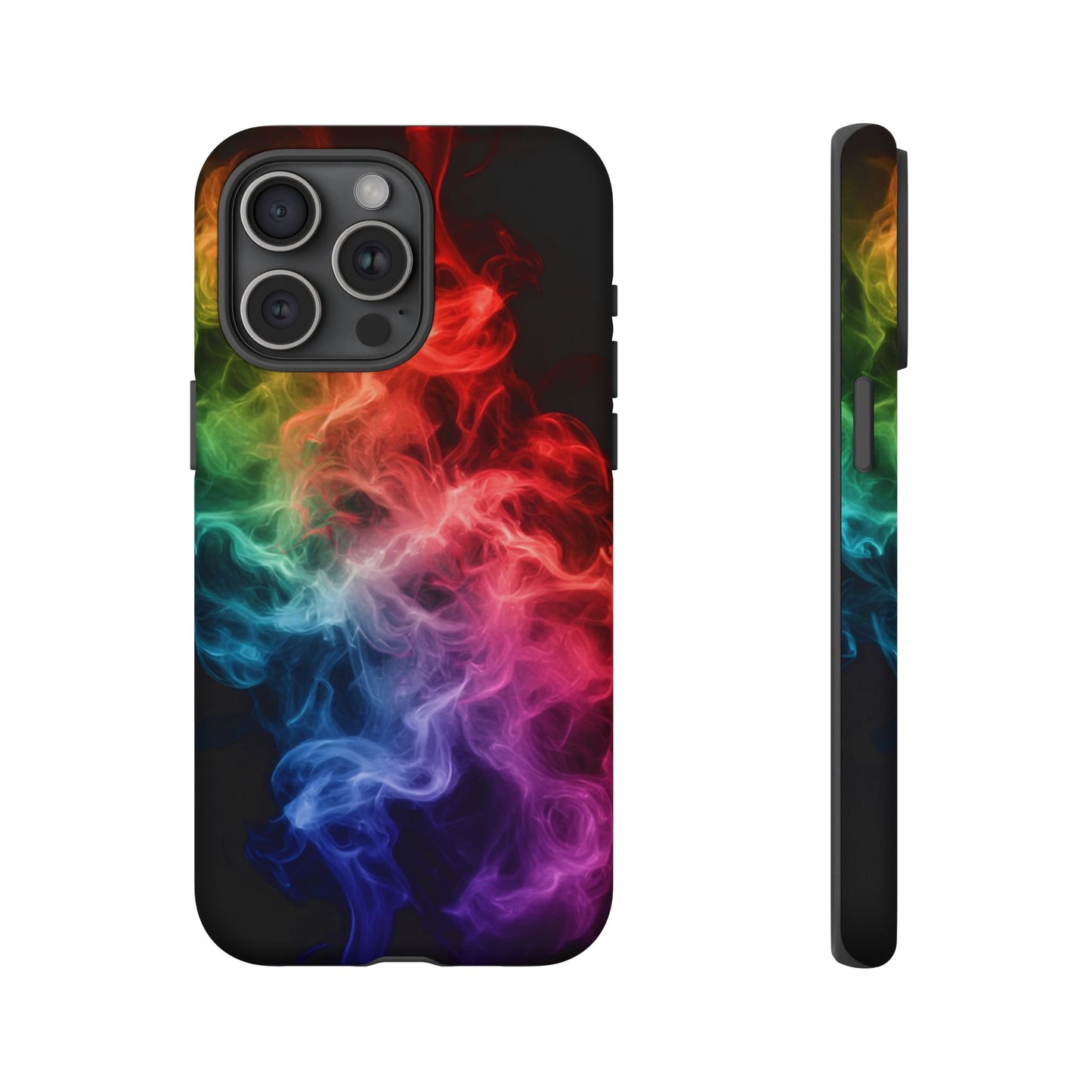 iPhone Case - Colorful Smoke Design