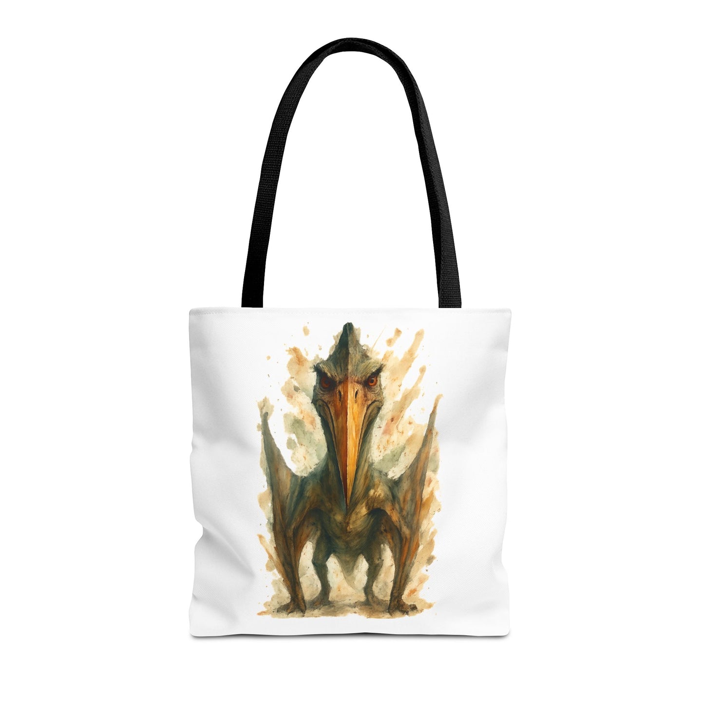Quetzalcoatlus Tote Bag | Dinosaur Art Canvas Shopper | Prehistoric Pterosaur Gift for Dino Lovers | Eco-friendly Reusable Bag Jurassic Tote