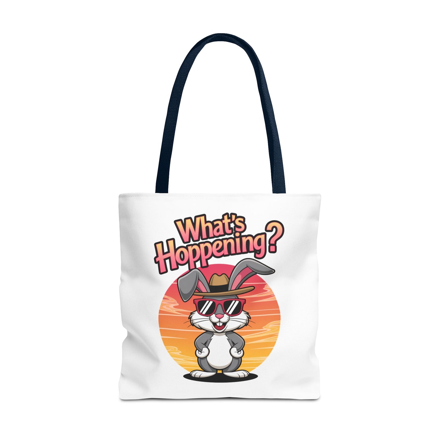 Bunny Tote Bag - 'What's Hoppening'