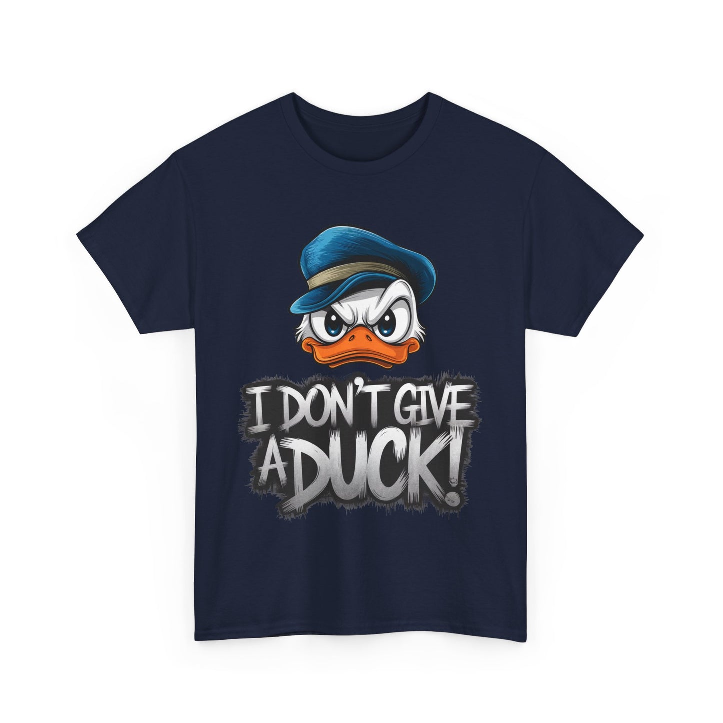 I Don’t Give a Duck Shirt – Funny Grumpy Duck Tee – Sarcastic Animal Graphic Shirt – Unisex Gift for Duck Lovers & Meme Fans