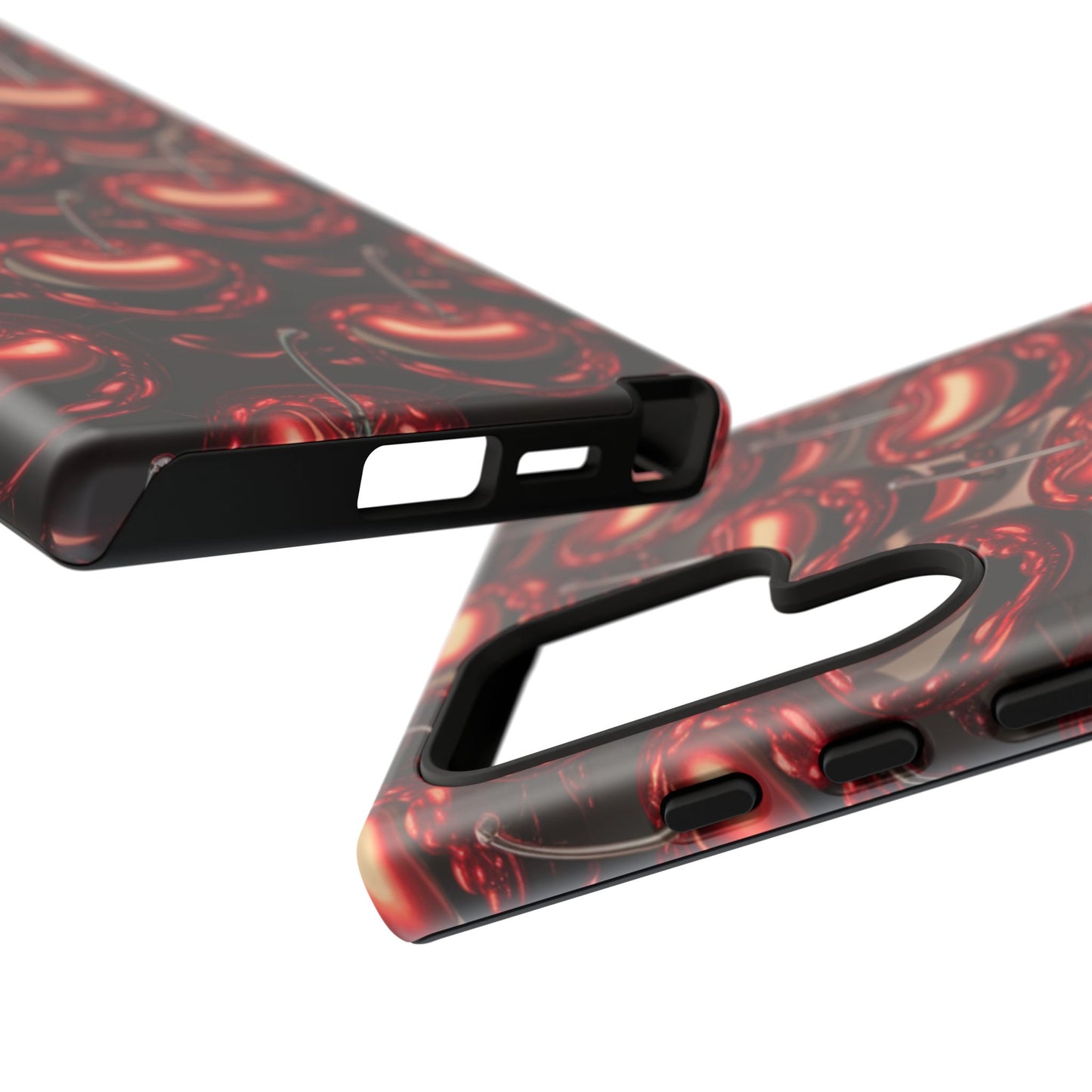Phone Case - Shiny Cherries Design for Samsung Galaxy