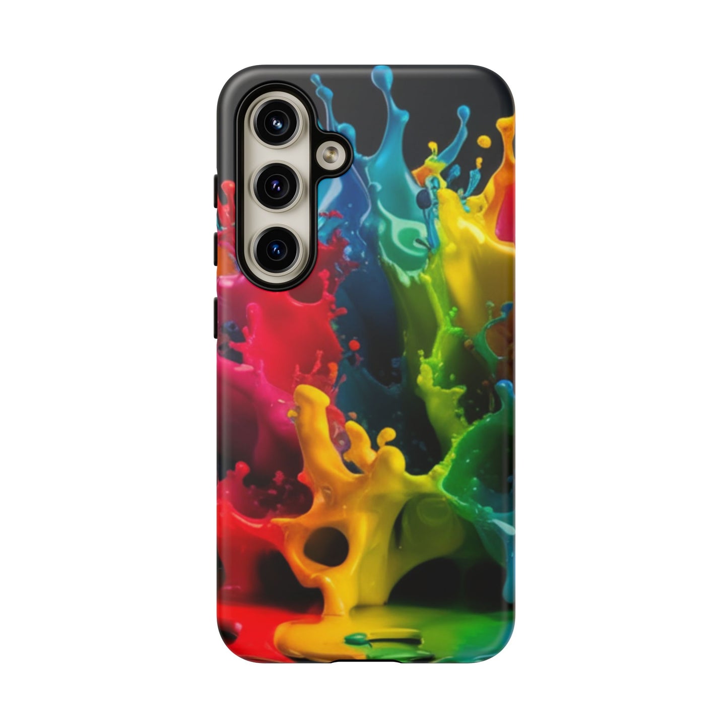 Vibrant Splash Samsung Phone Case - Tough Spectrum Splash Samsung Case