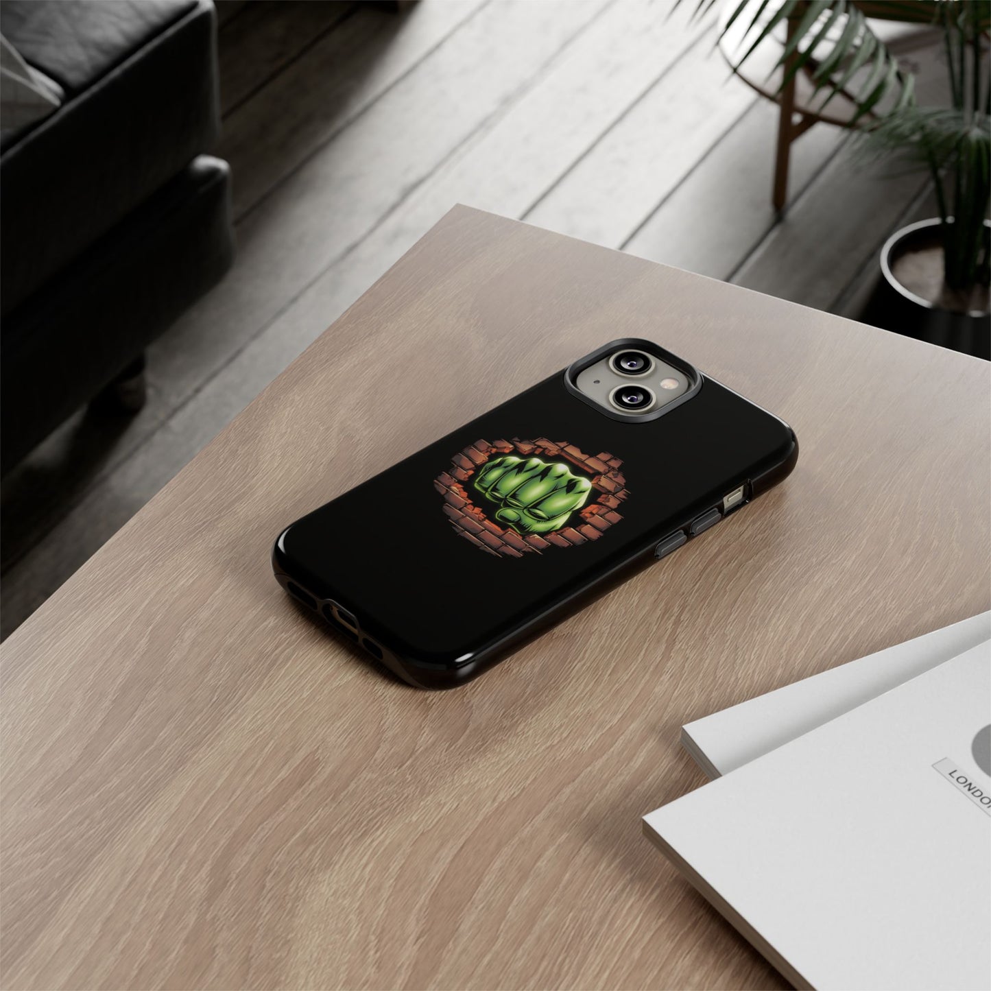 iPhone Case Green Fist Tough Case, Comic Book Phone Case, iPhone Case for Geeks