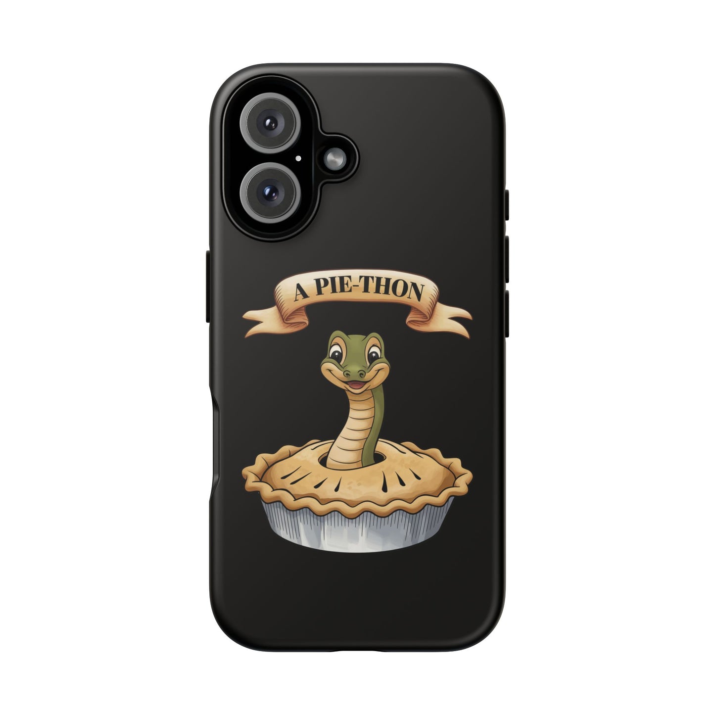 iPhone Case - 'Pie-Thon' Snake Pie Funny Tough Case