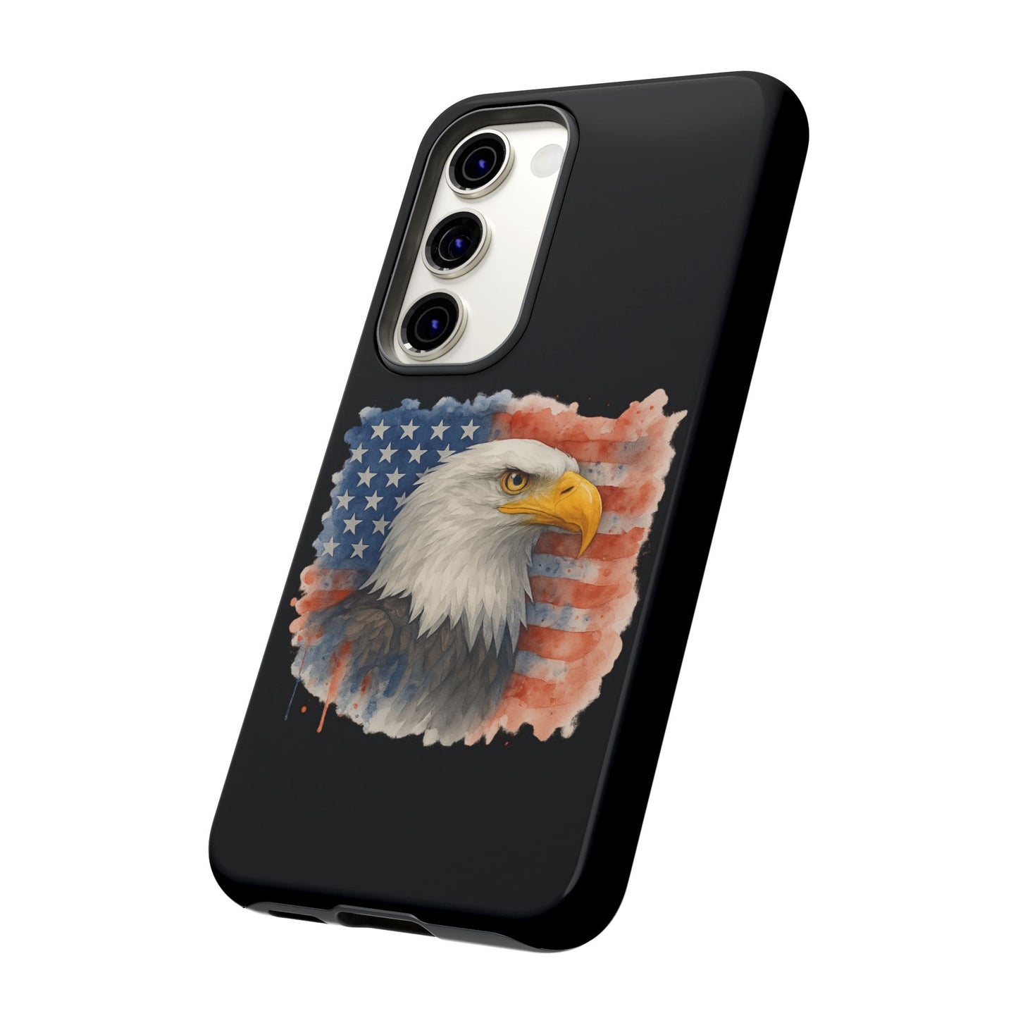 Eagle Flag Phone Case for Samsung Phone - Patriotic Tough Case for Freedom Lovers 4th of July Case Memorial Day Veteran's Day