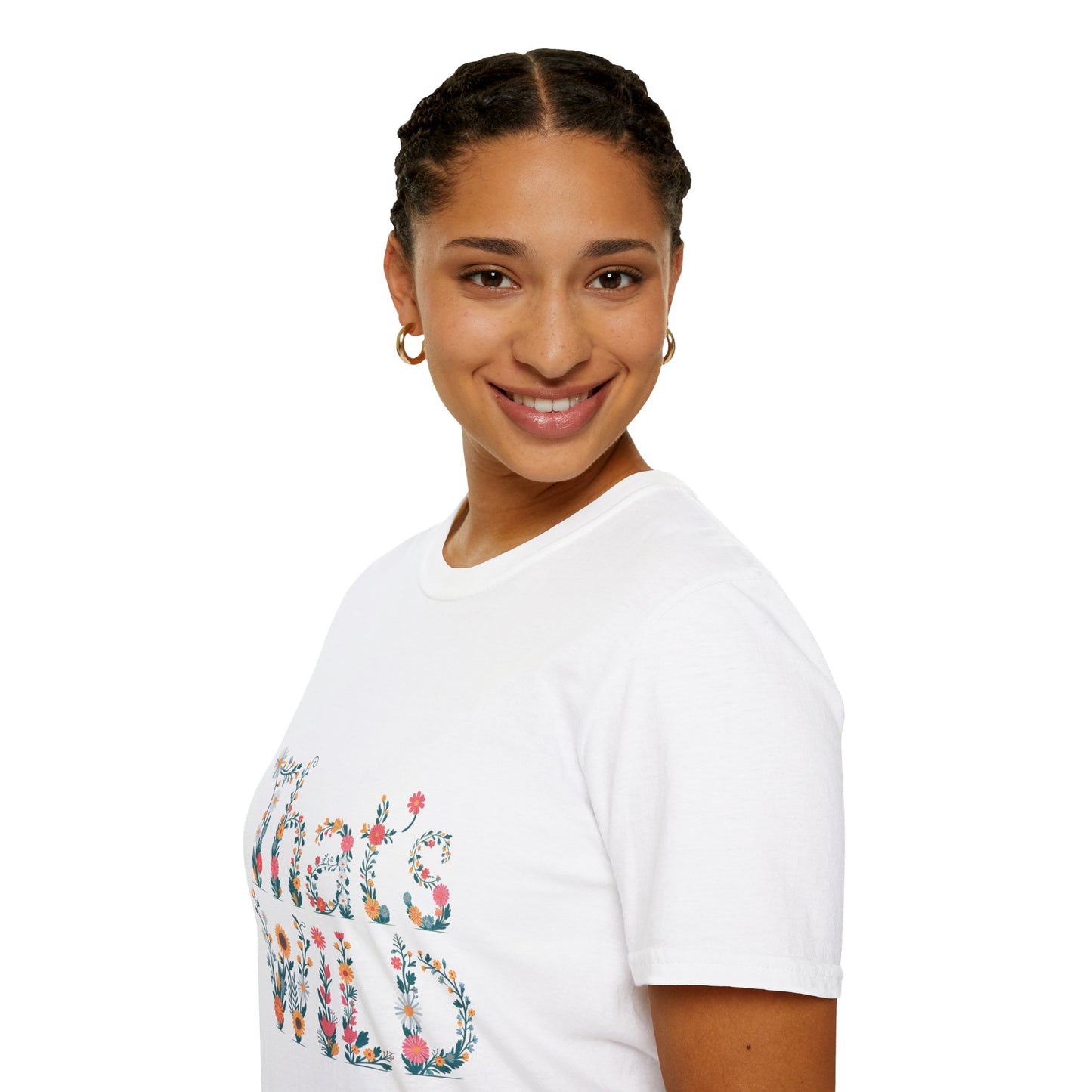 Cottagecore Floral ‘That’s Wild’ Graphic Tee • Wildflower Nature Shirt • Retro Bloom T‑shirt • Botanical Cottagecore Aesthetic Gift