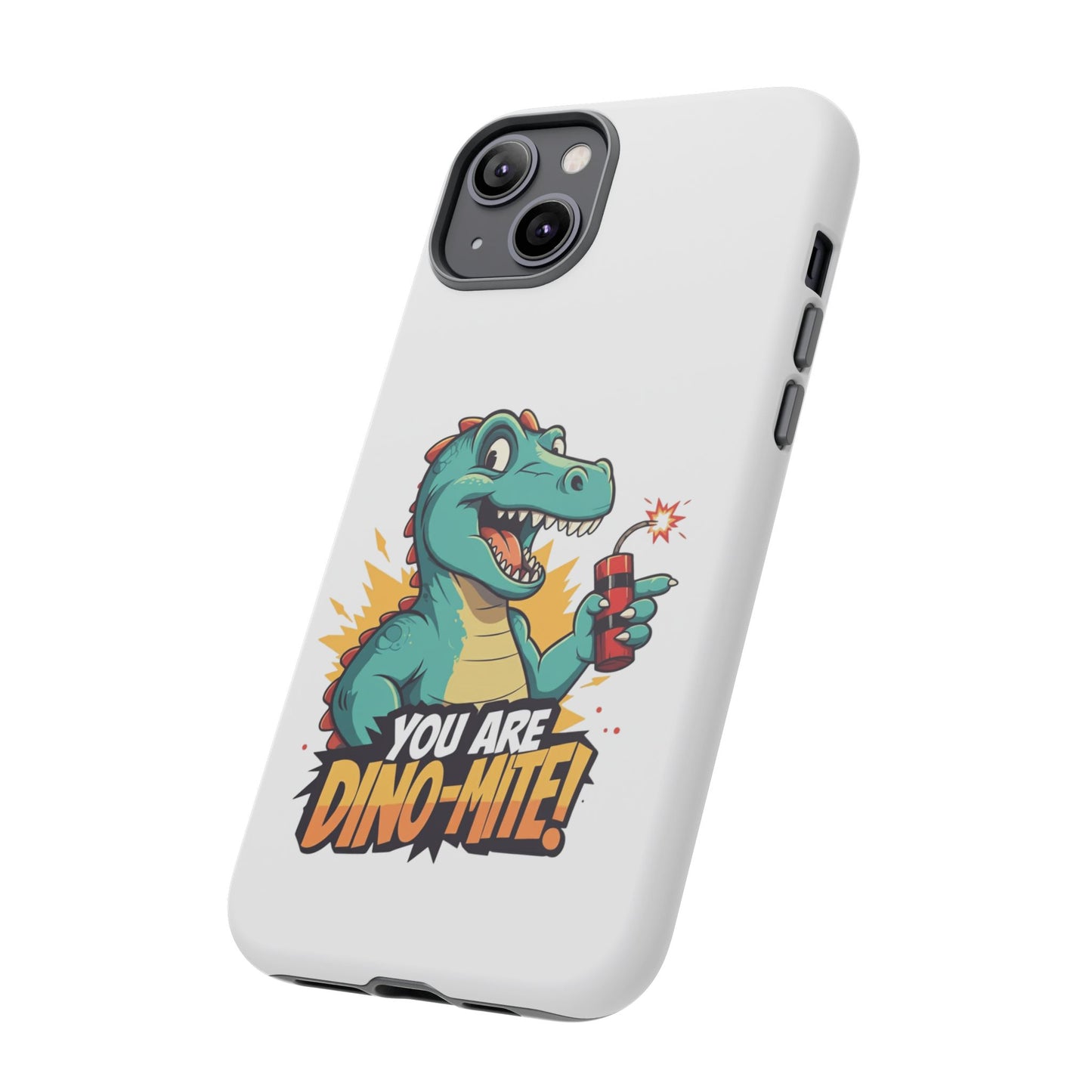 iPhone Case - Dino-Mite Pun Design