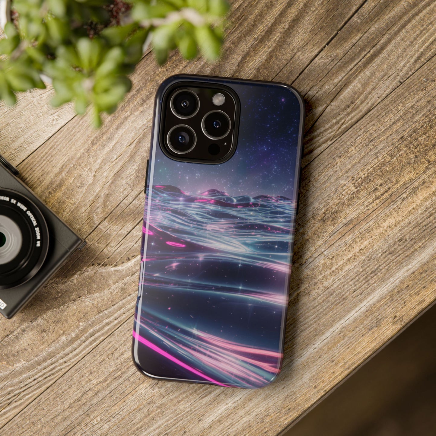 iPhone Case - Galactic Ocean and Sky Tough Case