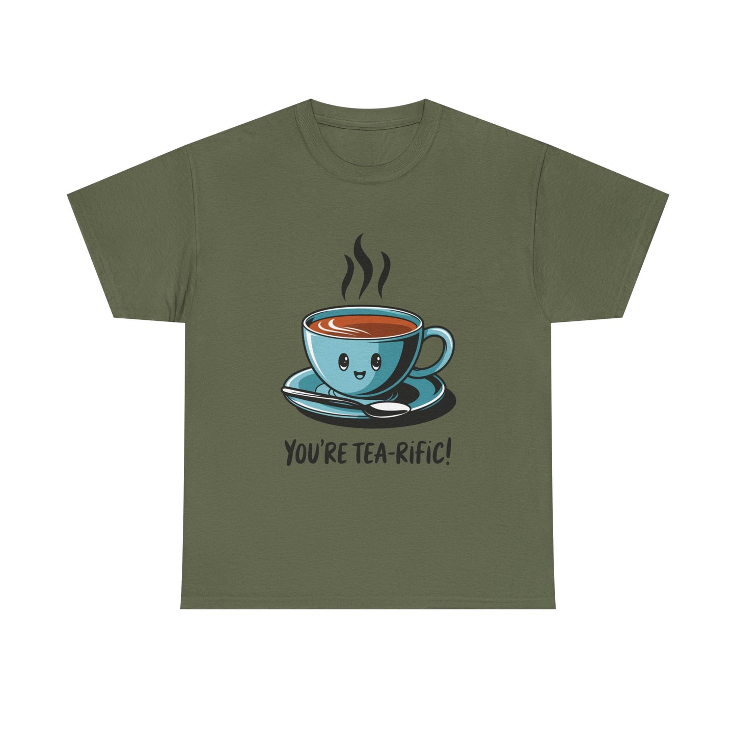 You’re Tea-Rific! Cute Tea Pun T-Shirt for Tea Lovers - Funny Gift, Kawaii Cup Graphic Tee - Unisex Soft Cotton Shirt