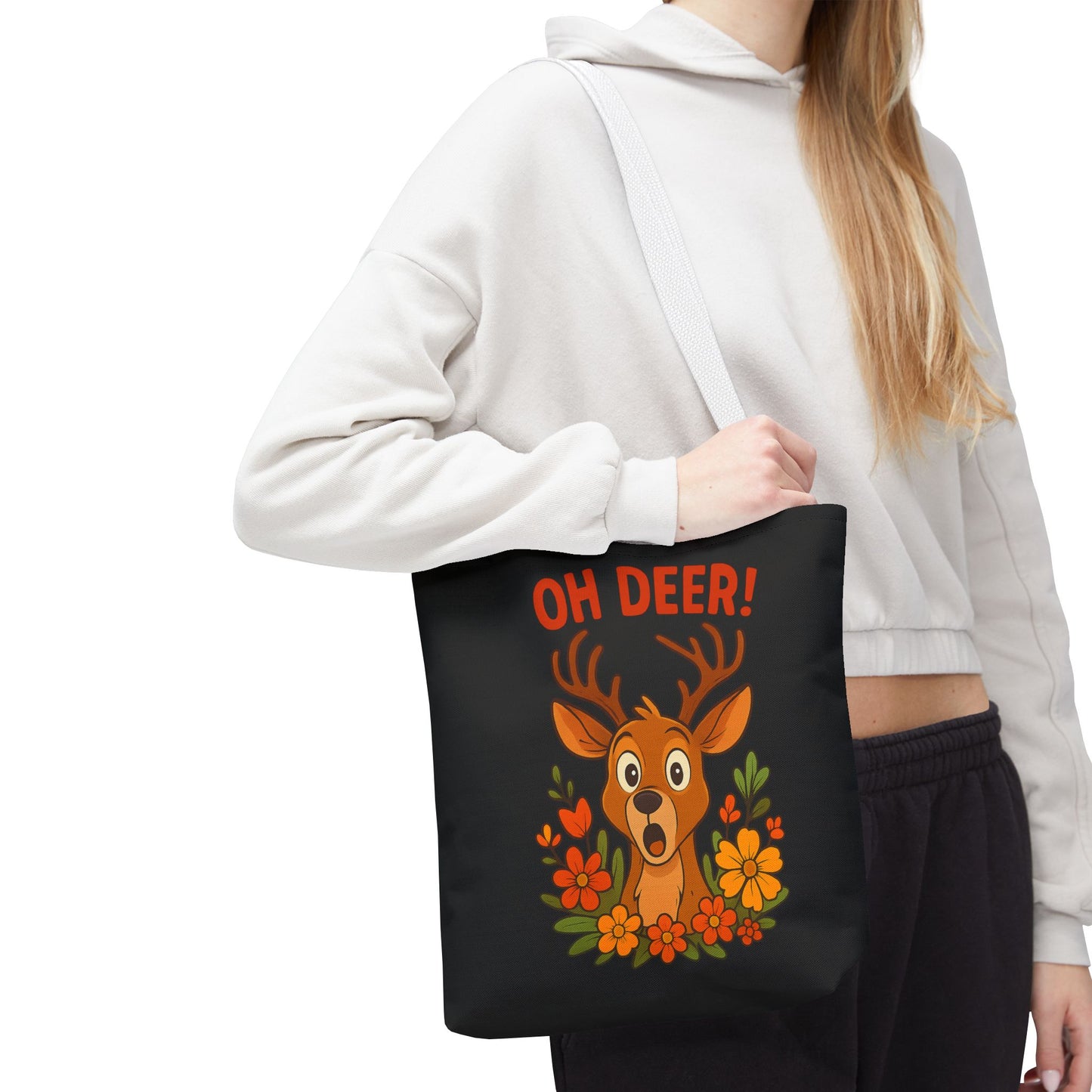 Oh Deer Tote Bag Wildlife Bag Deer Tote Nature Bag Grocery Bag Reusable Tote