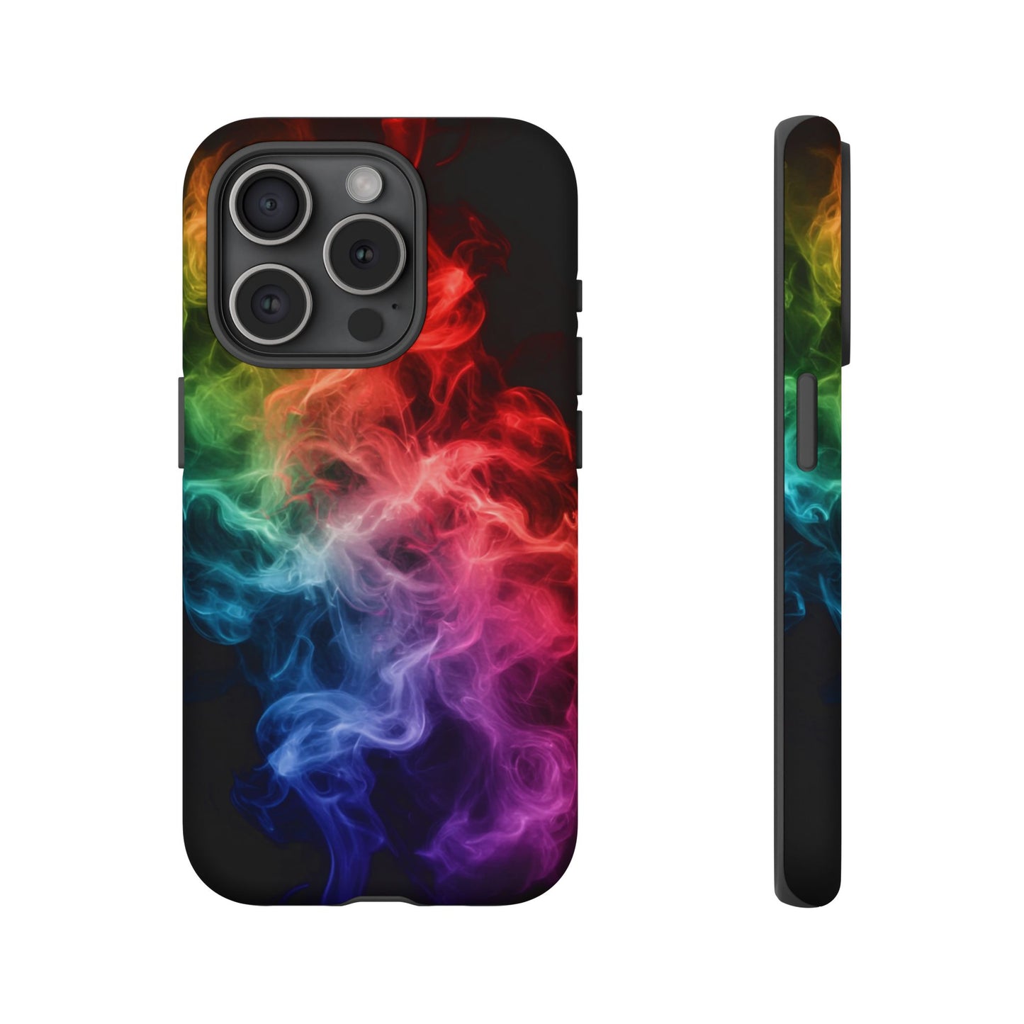 iPhone Case - Colorful Smoke Design