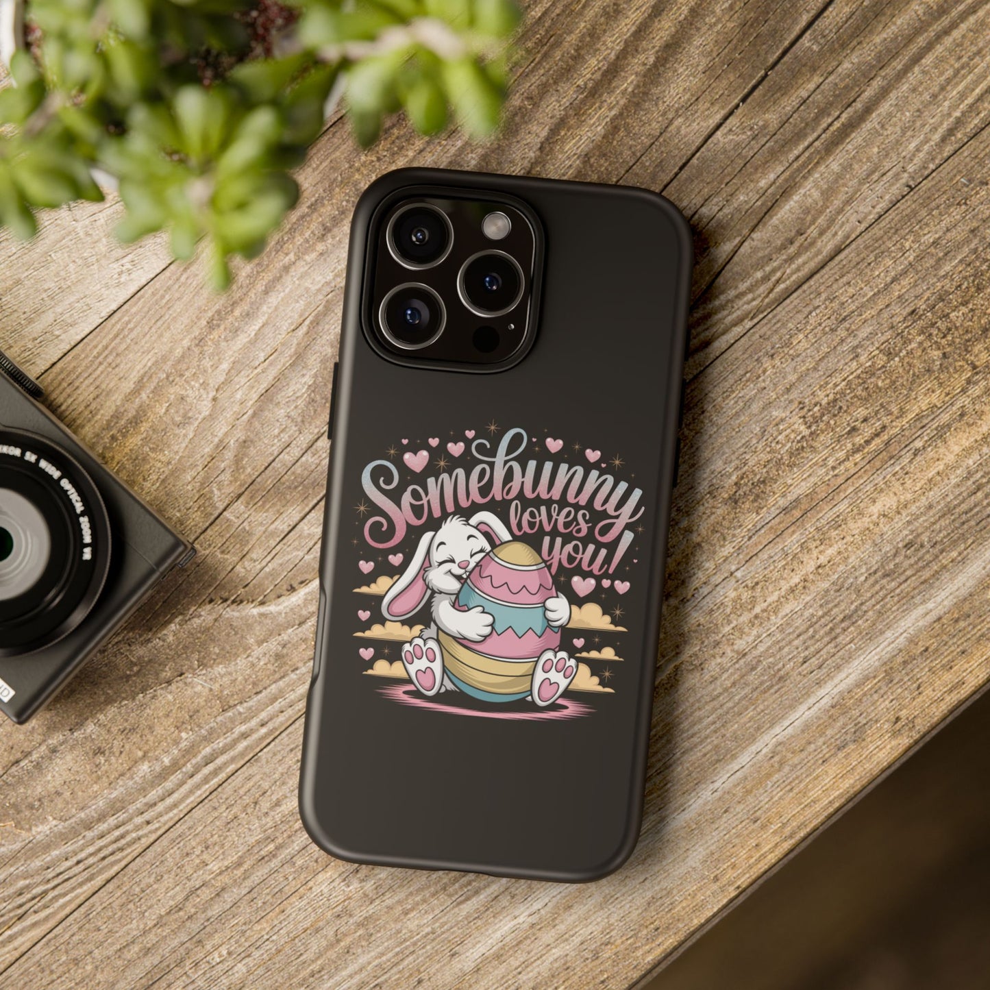 iPhone Case Somebunny Loves You Easter Bunny Easter Phone Case