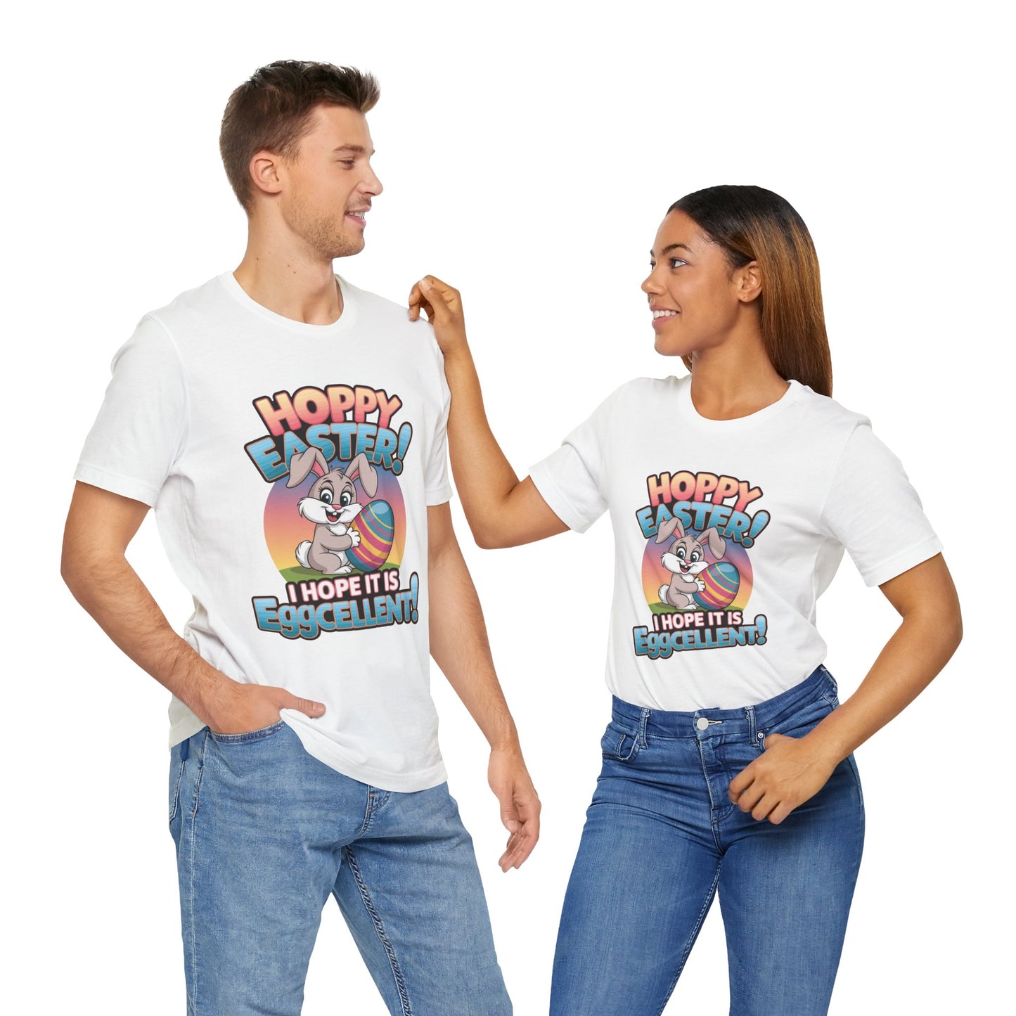 Happy Easter Unisex Tee Easter Shirt Easter Bunny T Shirt Easter Apparel Easter Bunny Outfit