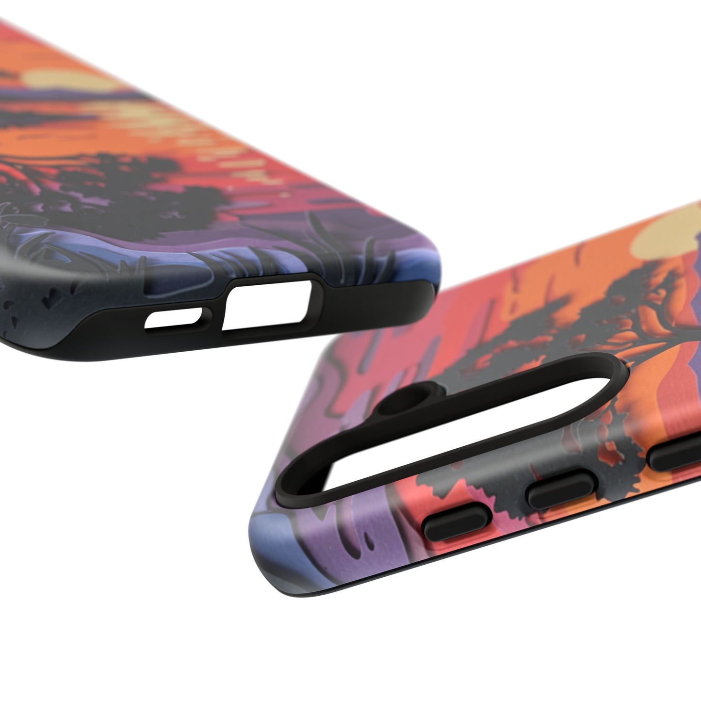 Samsung Galaxy Case - Colorful Paper Art Sunset